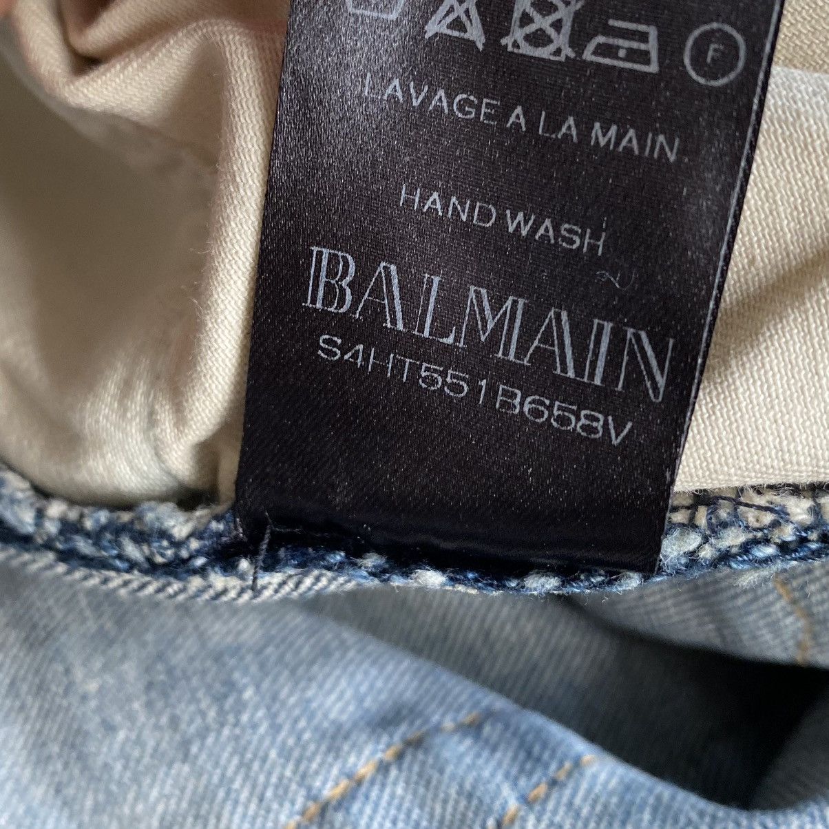 Balmain SS14 Biker Denim Size US 29 - 8 Thumbnail