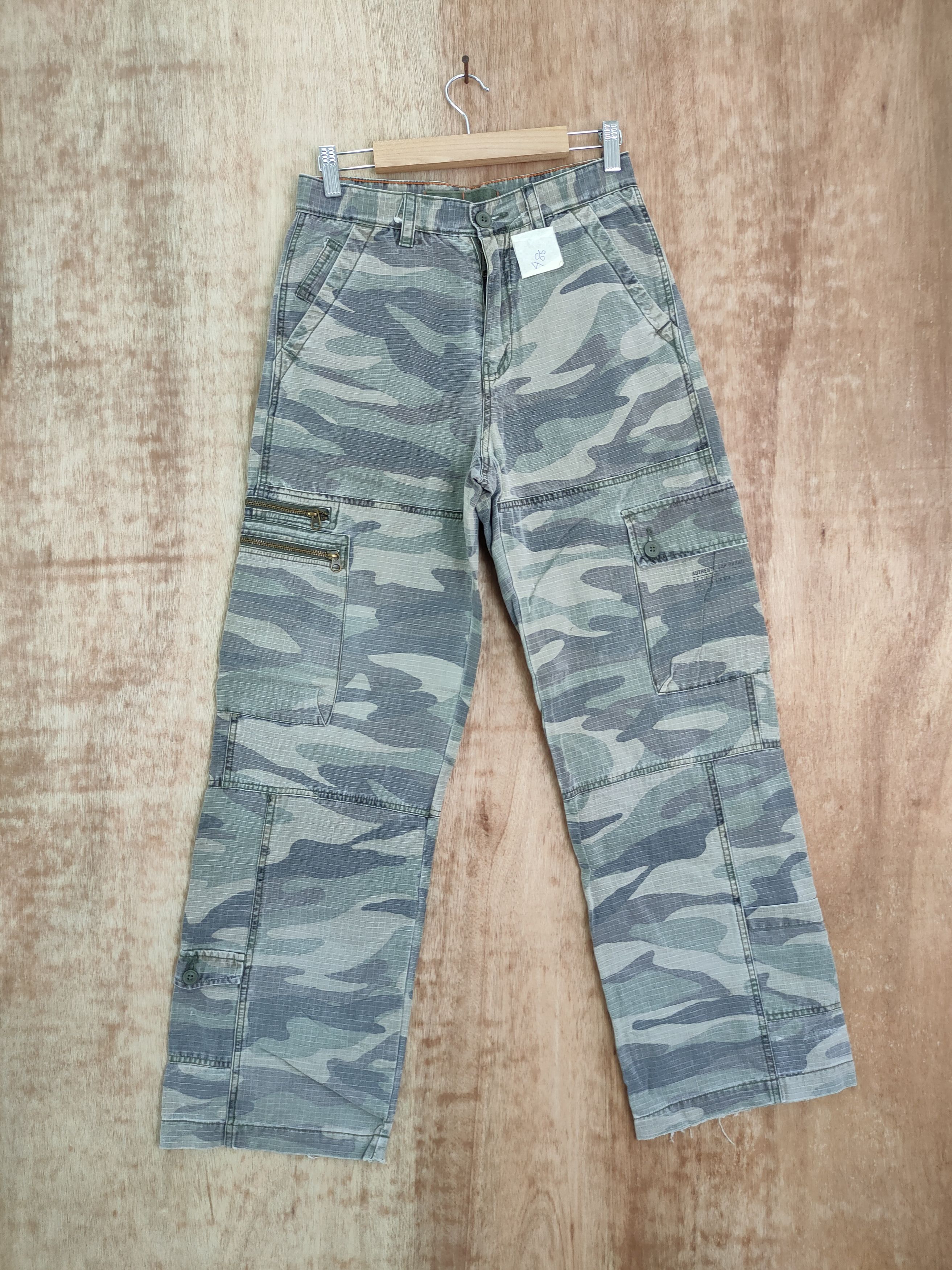 Gap DL Gap Kids camo faded cargo pants vintage #486 Size 26" / US 2 / IT 38 - 1 Thumbnail