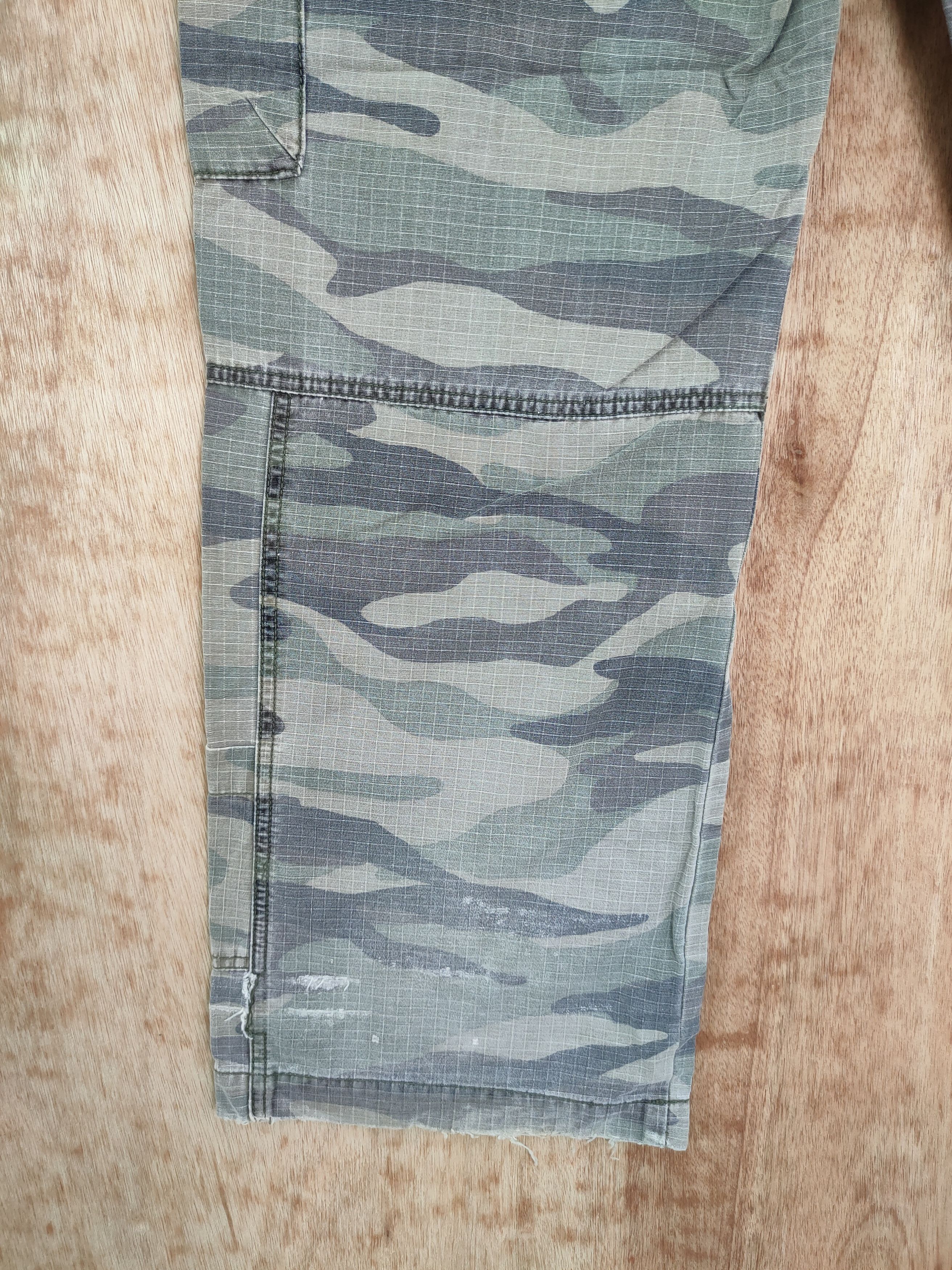 Gap DL Gap Kids camo faded cargo pants vintage #486 Size 26" / US 2 / IT 38 - 9 Thumbnail