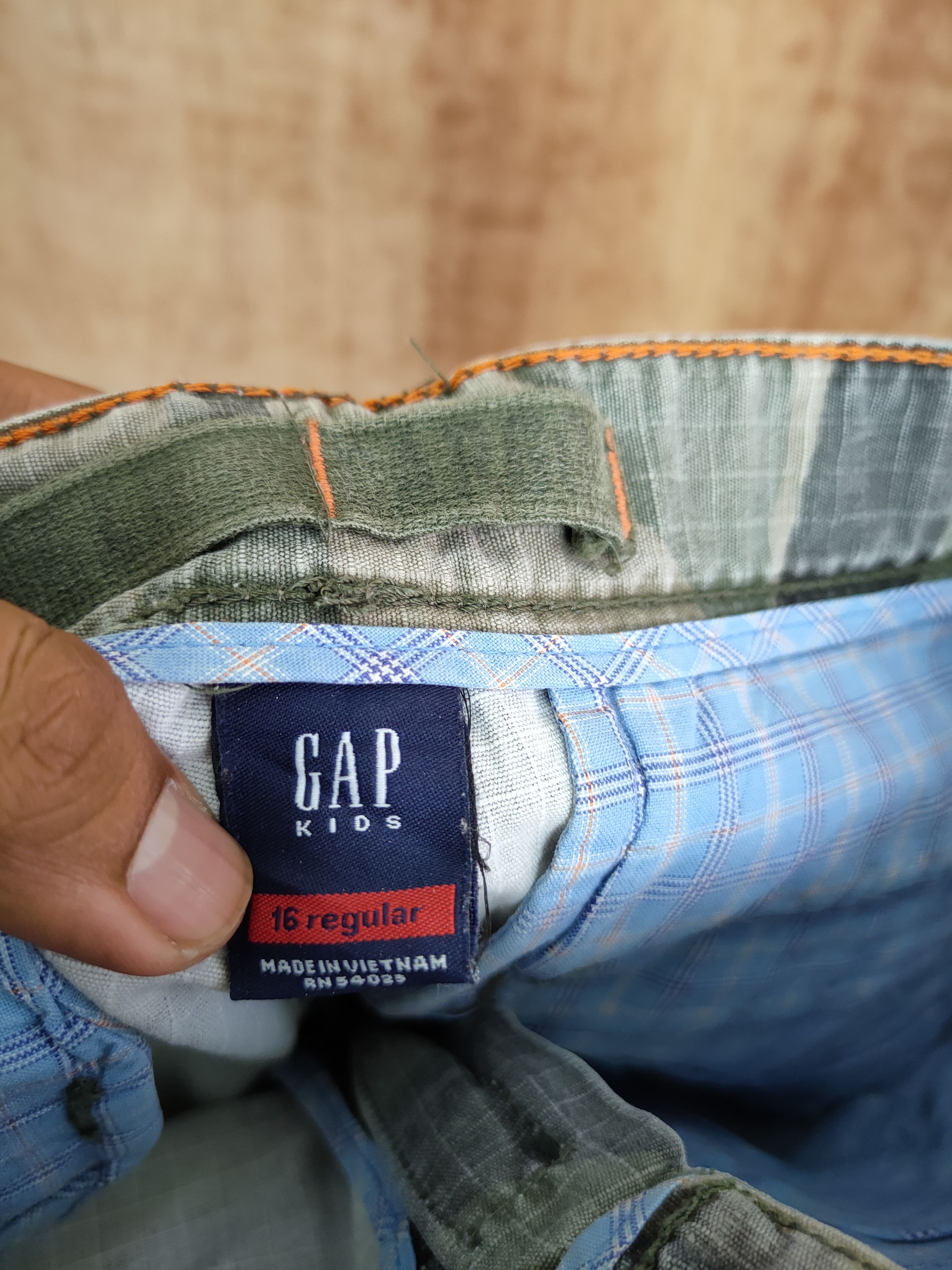 Gap DL Gap Kids camo faded cargo pants vintage #486 Size 26" / US 2 / IT 38 - 12 Thumbnail