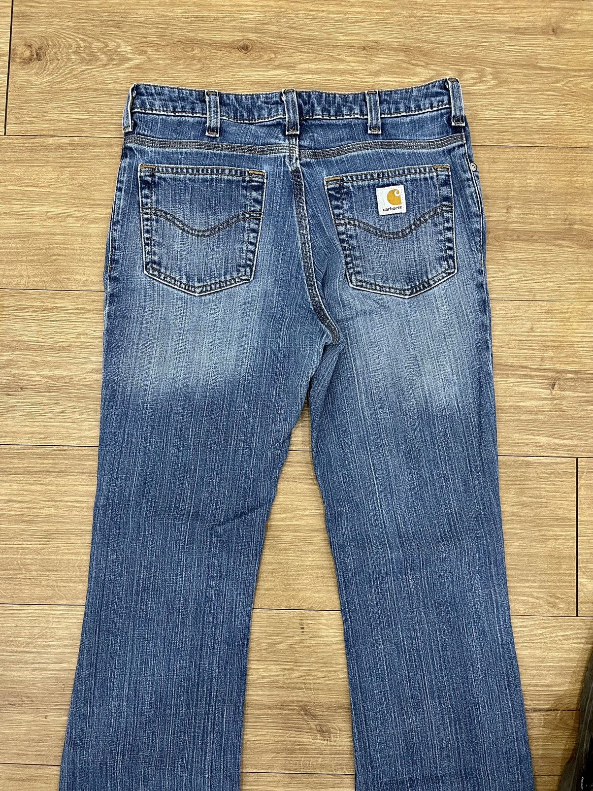 Carhartt 🔥🔥VINTAGE RARE CARHARTT FLARED TRADITIONAL FIT SIZE 31X30 Size 31" - 10 Thumbnail