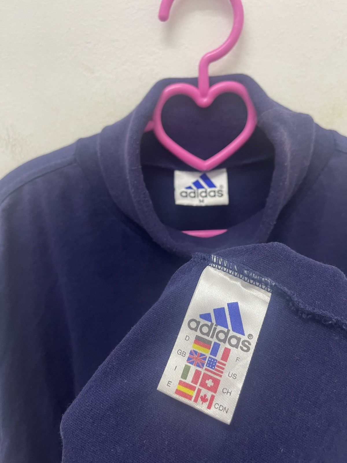 Adidas Rare Vintage ADIDAS Equipment Turtleneck Embroidered Logo Size US M / EU 48-50 / 2 - 5 Thumbnail