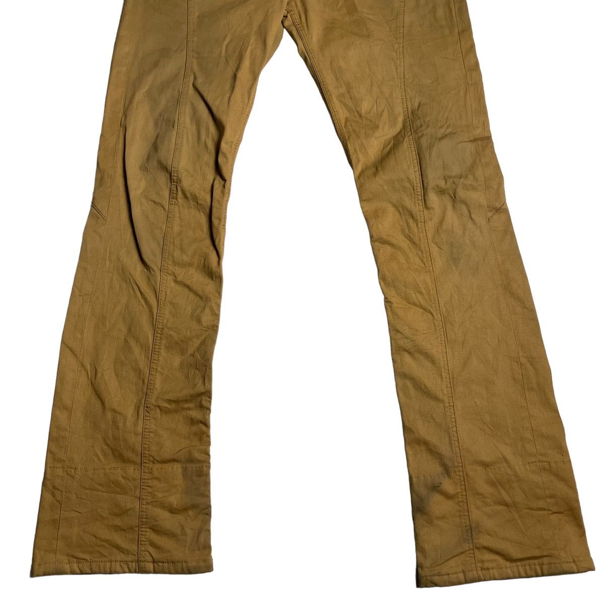 Nicole Club 🇯🇵 NICOLE CLUB FOR MEN SPIRAL CUT LEATHER POCKET PANTS Size US 31 - 4 Thumbnail