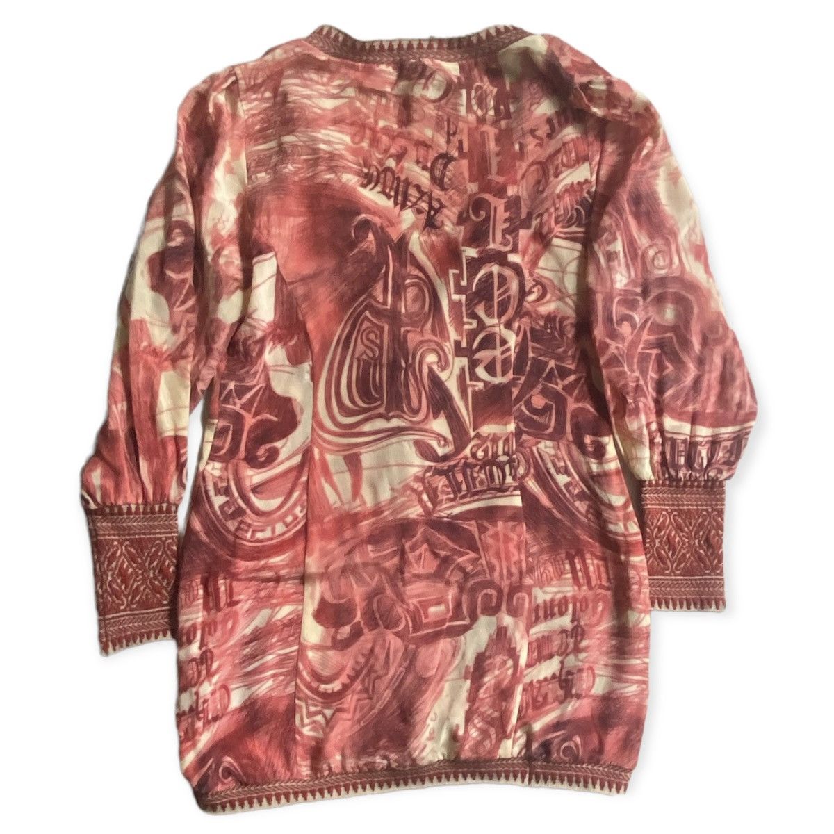 Jean Paul Gaultier JPG Red Silk Cardigan Size M / US 6-8 / IT 42-44 - 2 Thumbnail