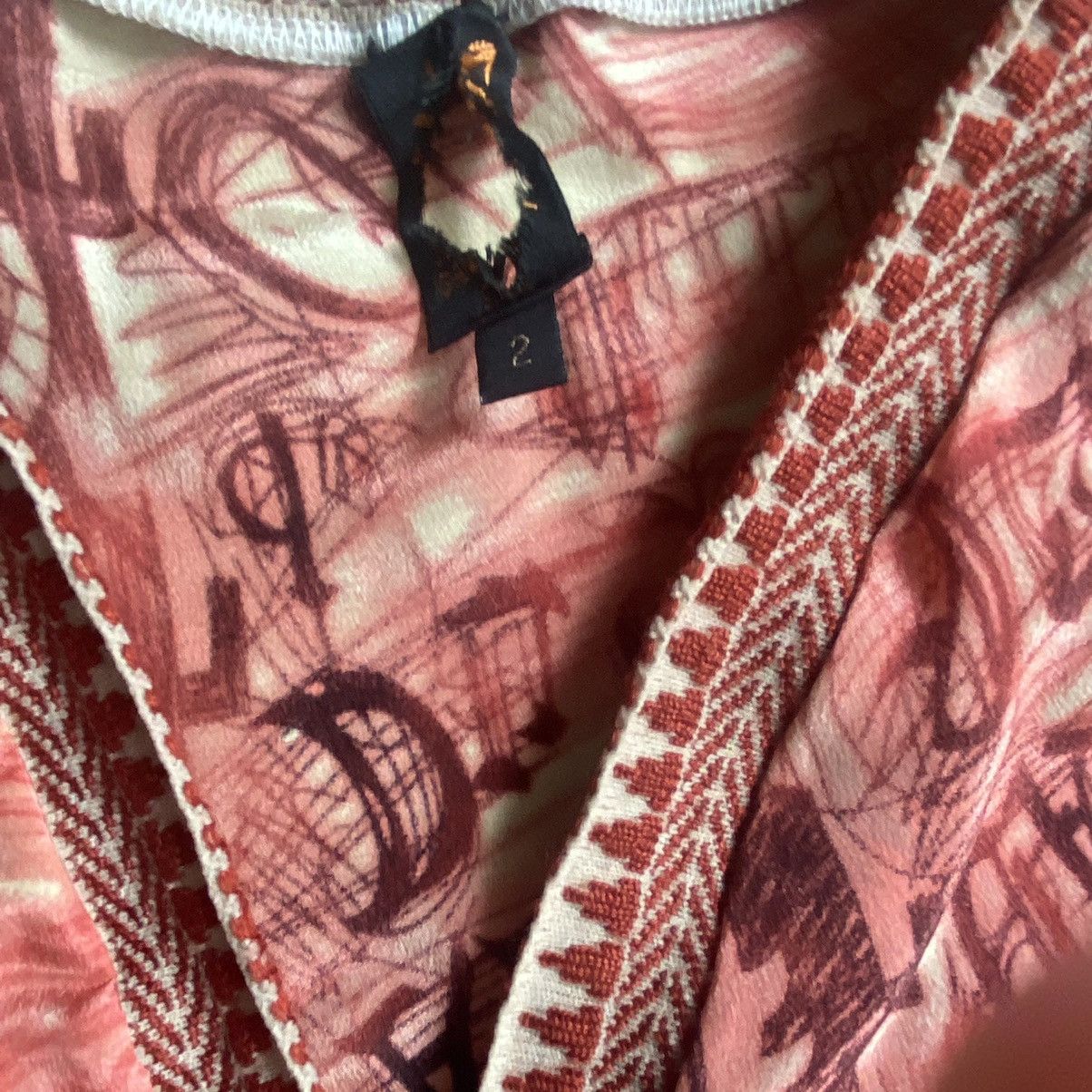 Jean Paul Gaultier JPG Red Silk Cardigan Size M / US 6-8 / IT 42-44 - 4 Thumbnail