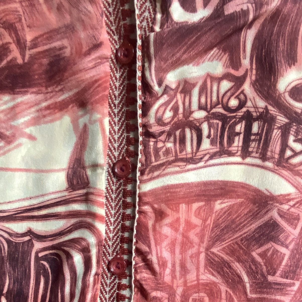 Jean Paul Gaultier JPG Red Silk Cardigan Size M / US 6-8 / IT 42-44 - 3 Thumbnail