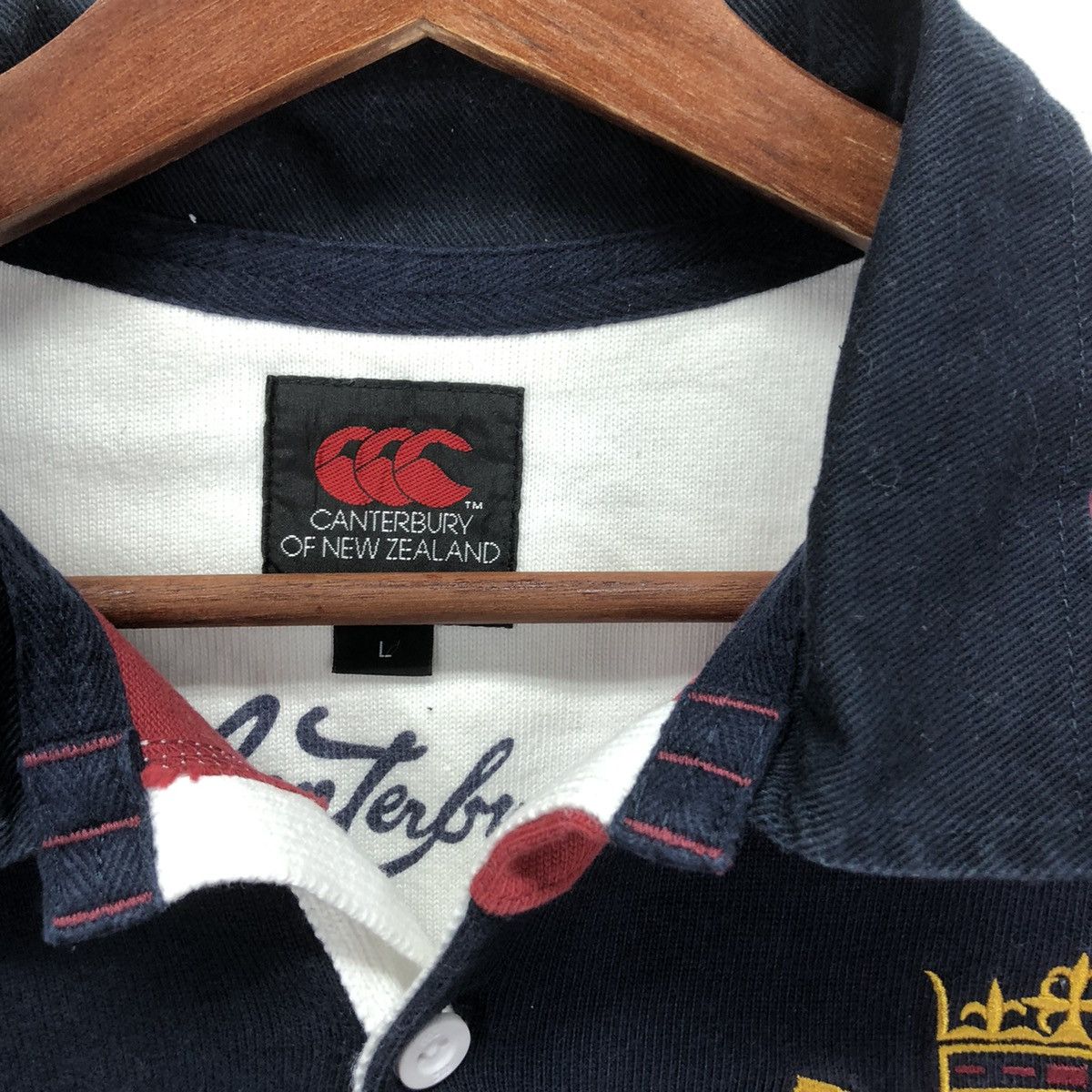 Canterbury of New Zealand × Vintage Vintage Canterbury Of New Zealand Rugby Shirt Size US L / EU 52-54 / 3 - 6 Thumbnail