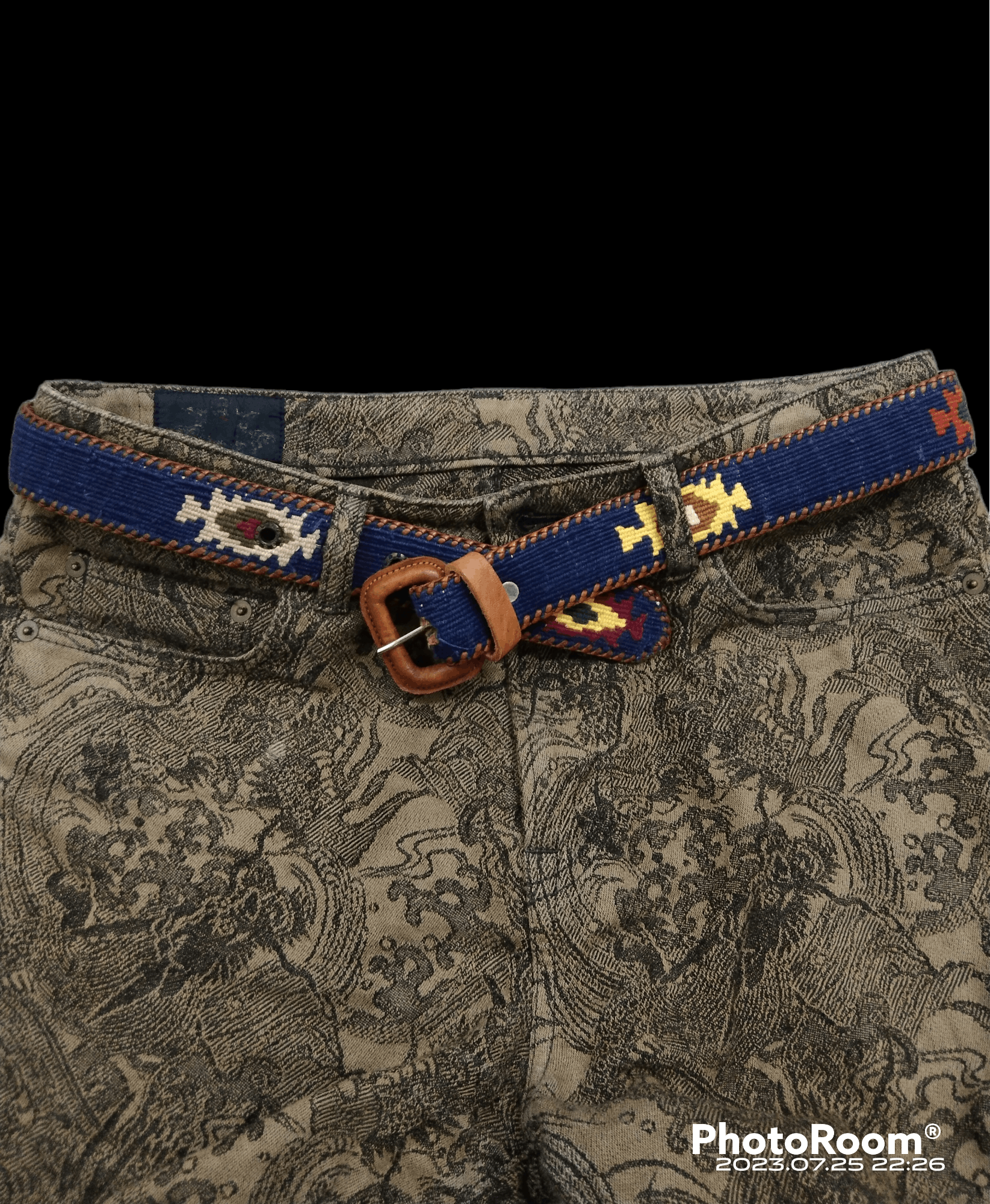 Leather × Native AMERICAN NATIVE LEATHER BELT Size ONE SIZE - 1 Thumbnail