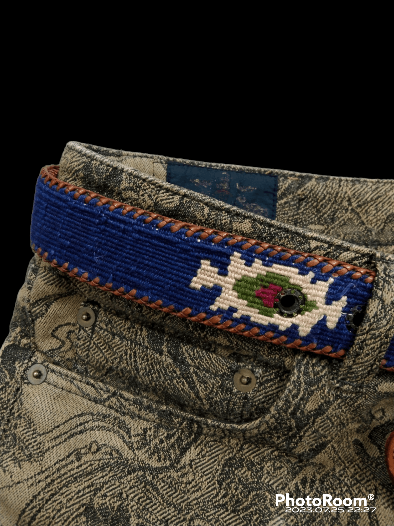 Leather × Native AMERICAN NATIVE LEATHER BELT Size ONE SIZE - 3 Thumbnail