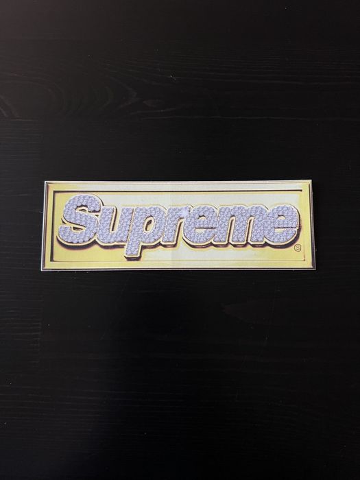 Bling box hot sale logo sticker