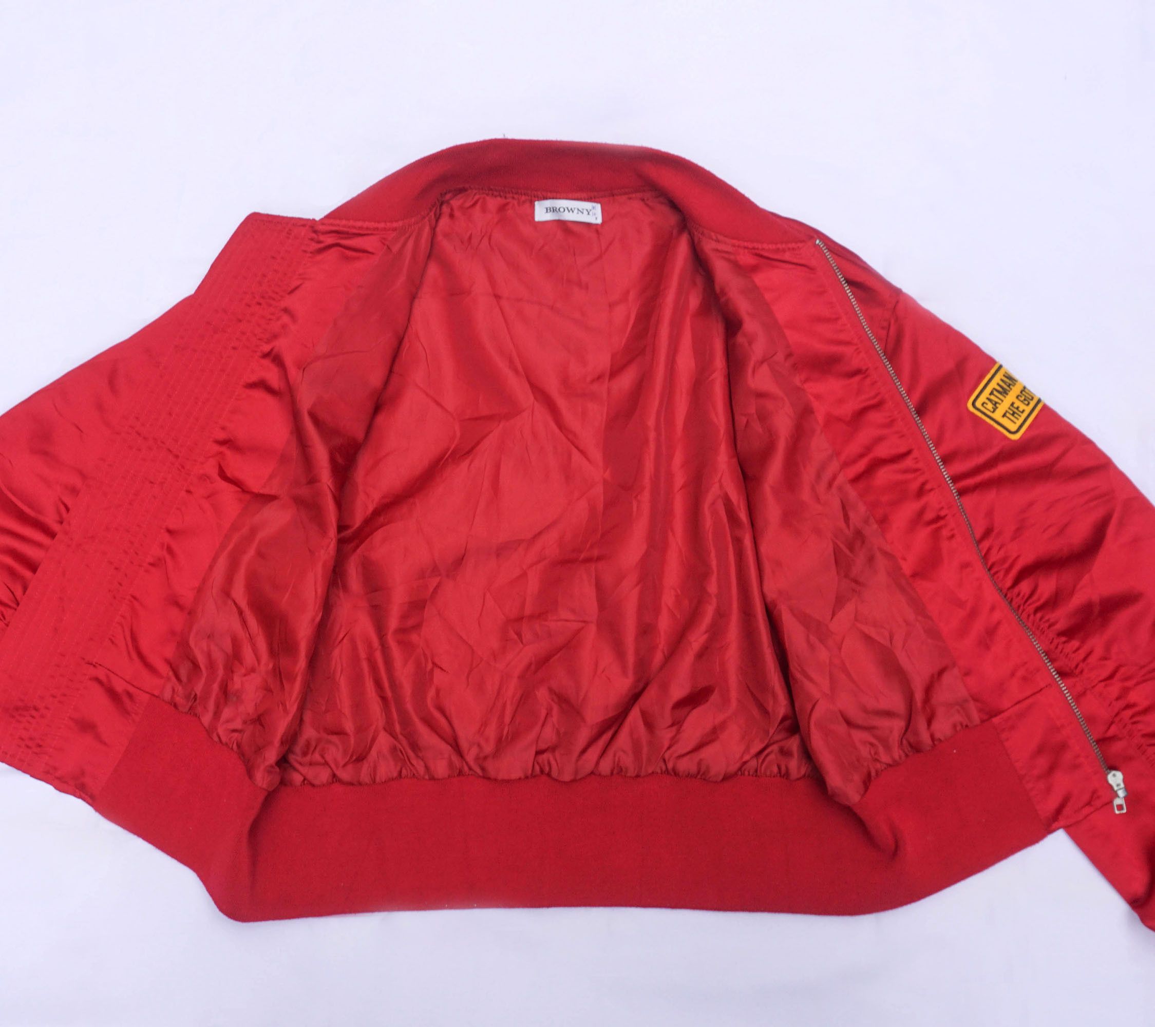 Japanese Brand BROWNY Airforce Patchwork Bomber Jacket Size US L / EU 52-54 / 3 - 10 Thumbnail