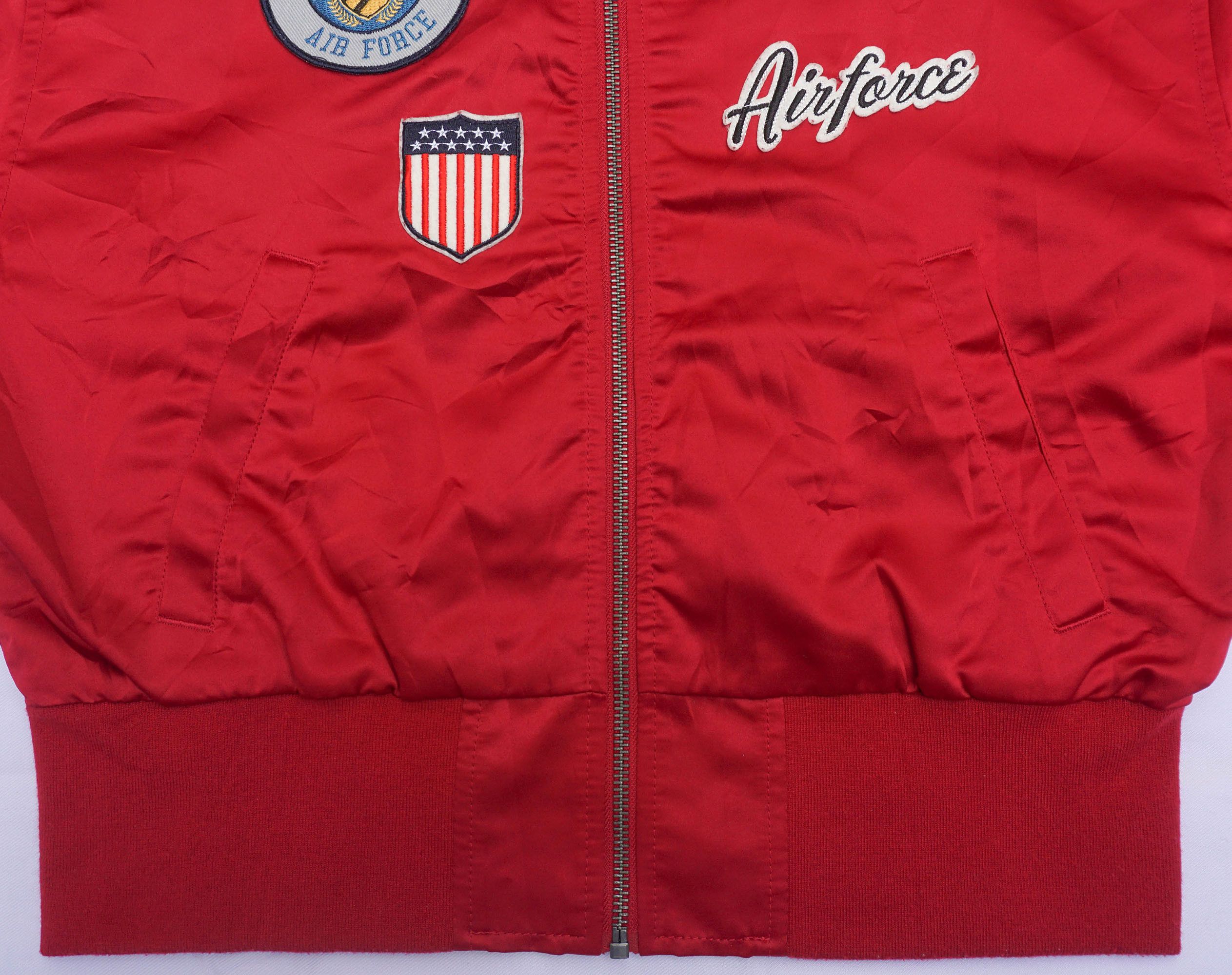 Japanese Brand BROWNY Airforce Patchwork Bomber Jacket Size US L / EU 52-54 / 3 - 5 Thumbnail