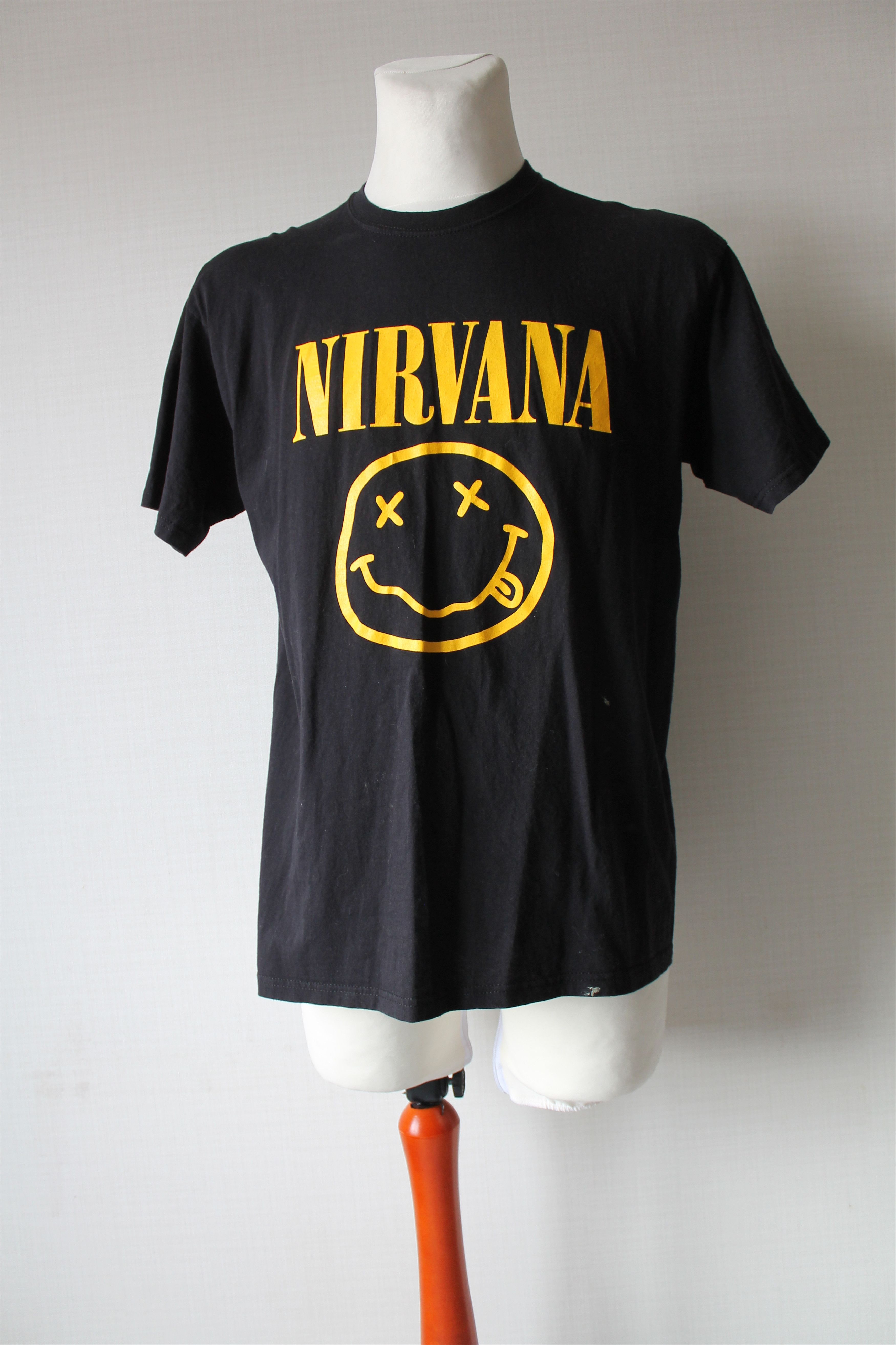Band Tees Nirvana t shirt black band smile Size US L / EU 52-54 / 3 - 2 Thumbnail