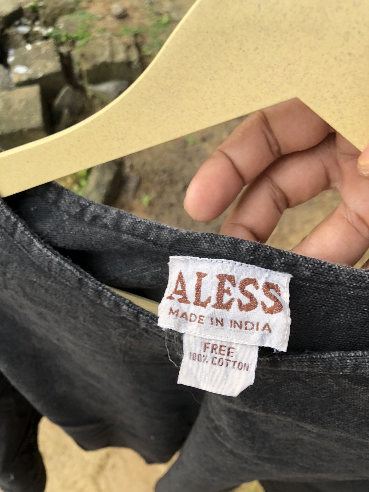 Vintage Aless Ponchos Chore Shirt Black Size US XL / EU 56 / 4 - 5 Thumbnail