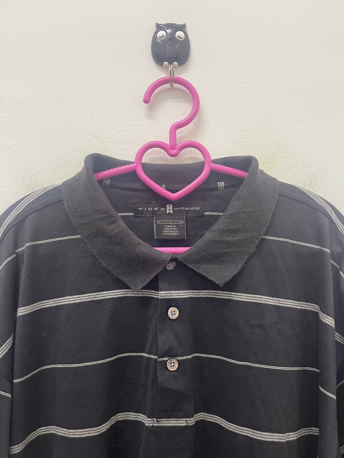 Nike × Tiger Woods Rare Vintage TIGER WOODS Nike Golf Single Stitches Striped Size US L / EU 52-54 / 3 - 3 Thumbnail