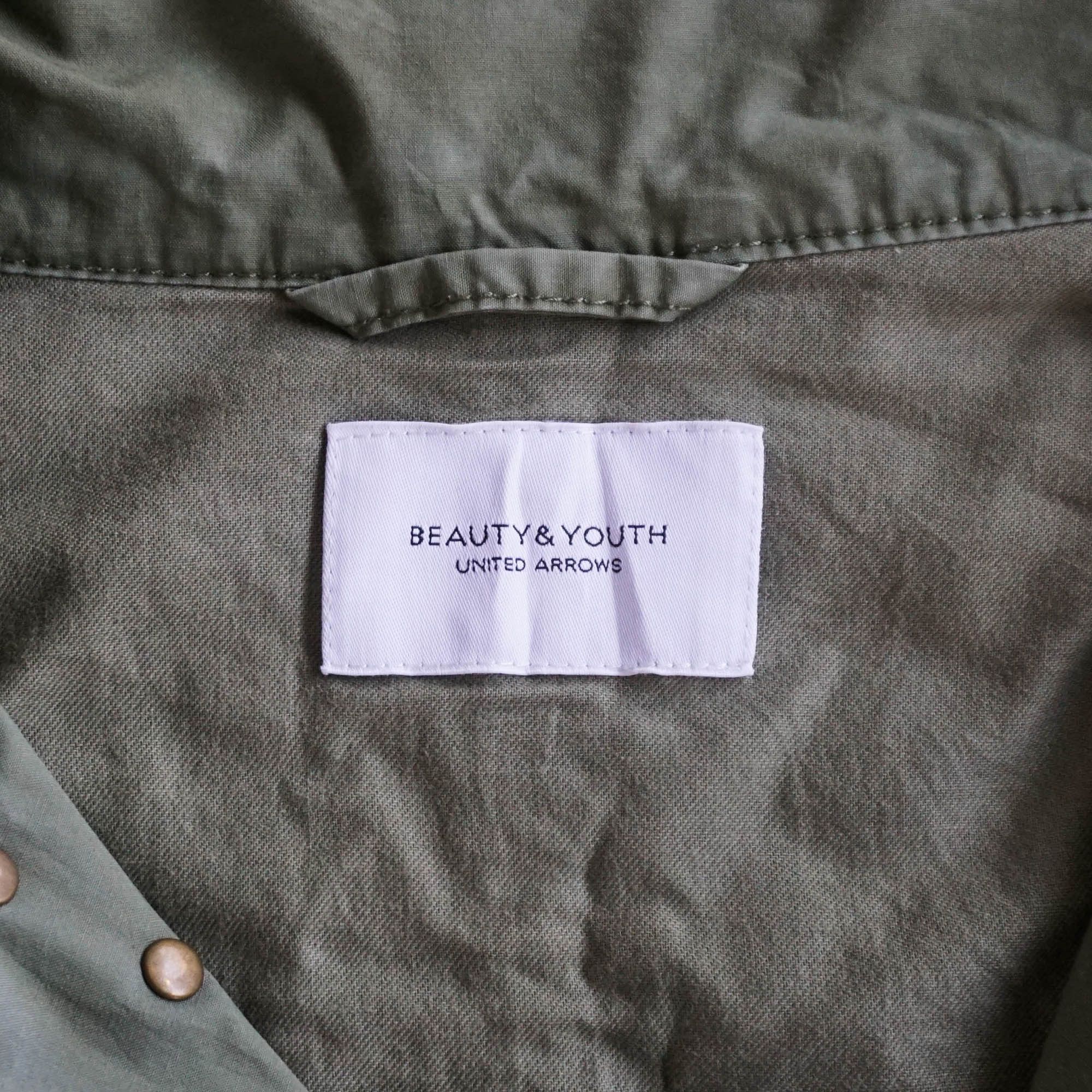 Japanese Brand UNITED ARROWS Beauty & Youth Army Green Windbreaker Size US M / EU 48-50 / 2 - 2 Thumbnail