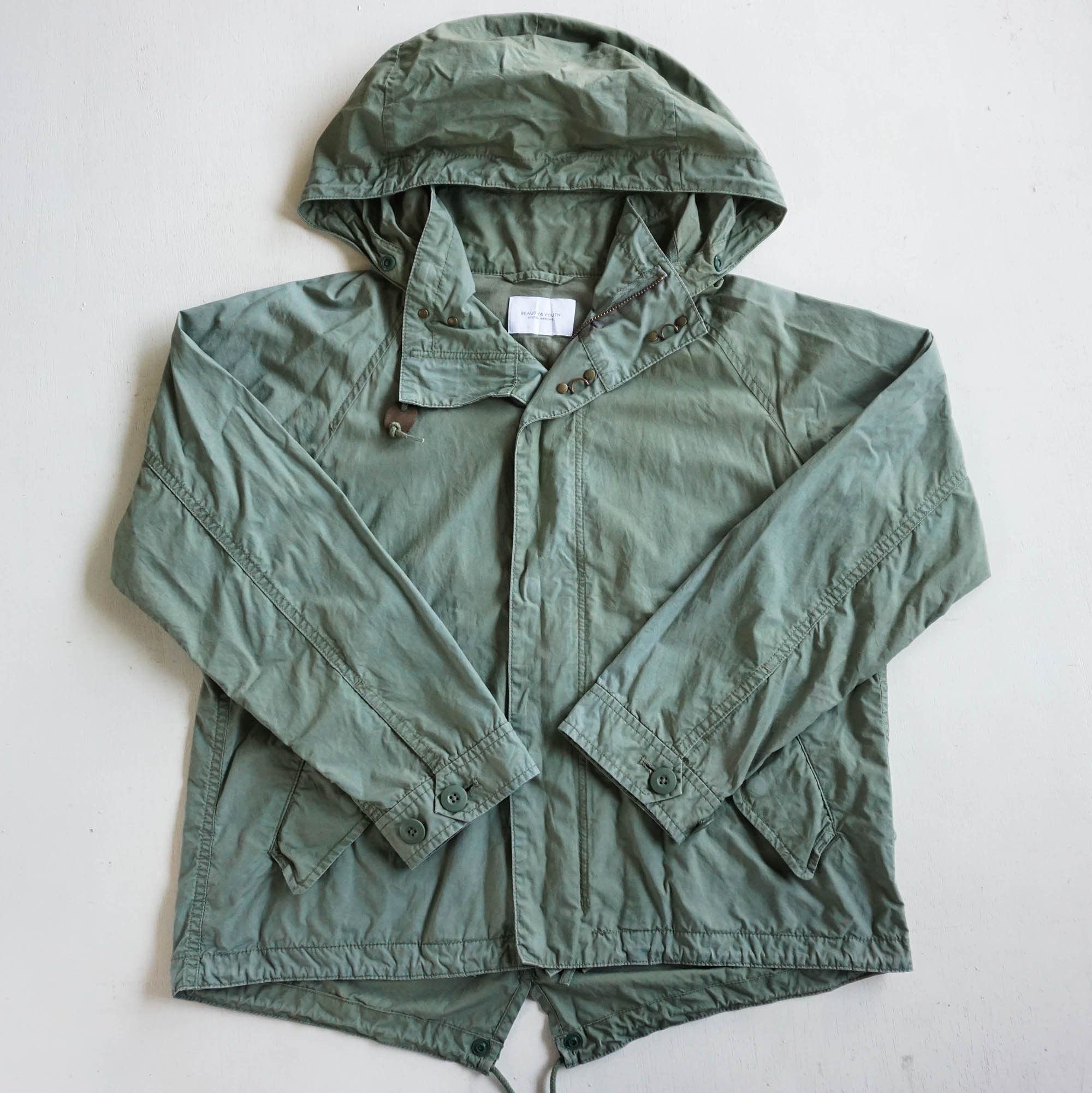 Japanese Brand UNITED ARROWS Beauty & Youth Army Green Windbreaker Size US M / EU 48-50 / 2 - 1 Thumbnail