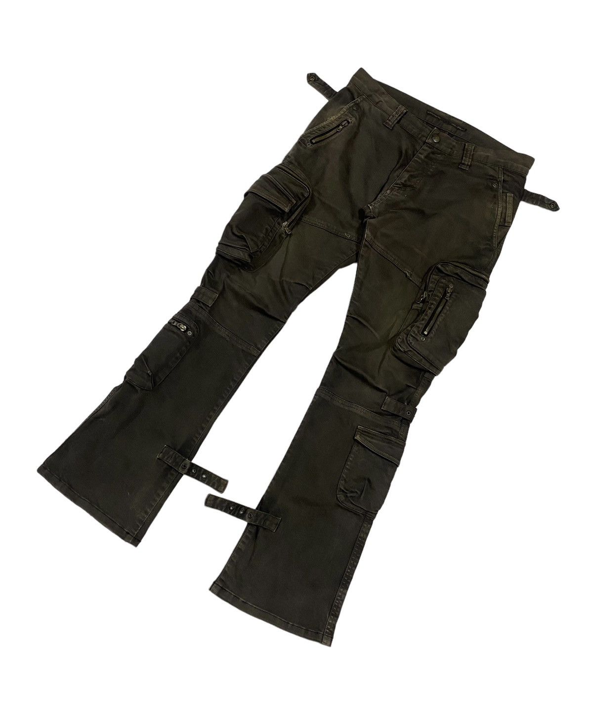 Issey Miyake Vtg🔥Tete Homme Cargo Flare Bondage Style Pants Size US 32 / EU 48 - 8 Thumbnail