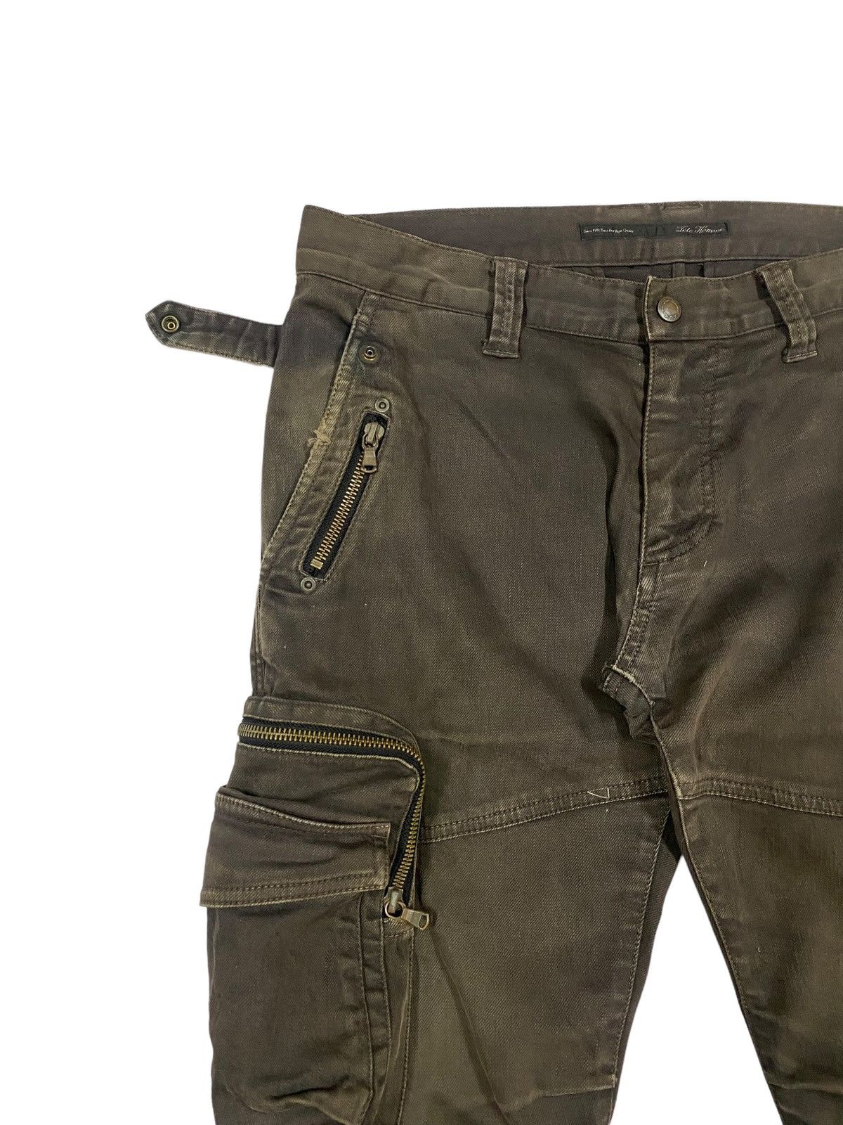 Issey Miyake Vtg🔥Tete Homme Cargo Flare Bondage Style Pants Size US 32 / EU 48 - 9 Thumbnail