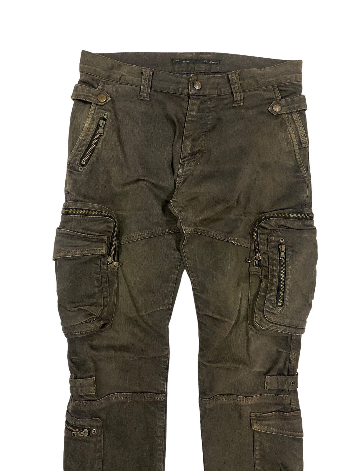 Issey Miyake Vtg🔥Tete Homme Cargo Flare Bondage Style Pants Size US 32 / EU 48 - 15 Thumbnail