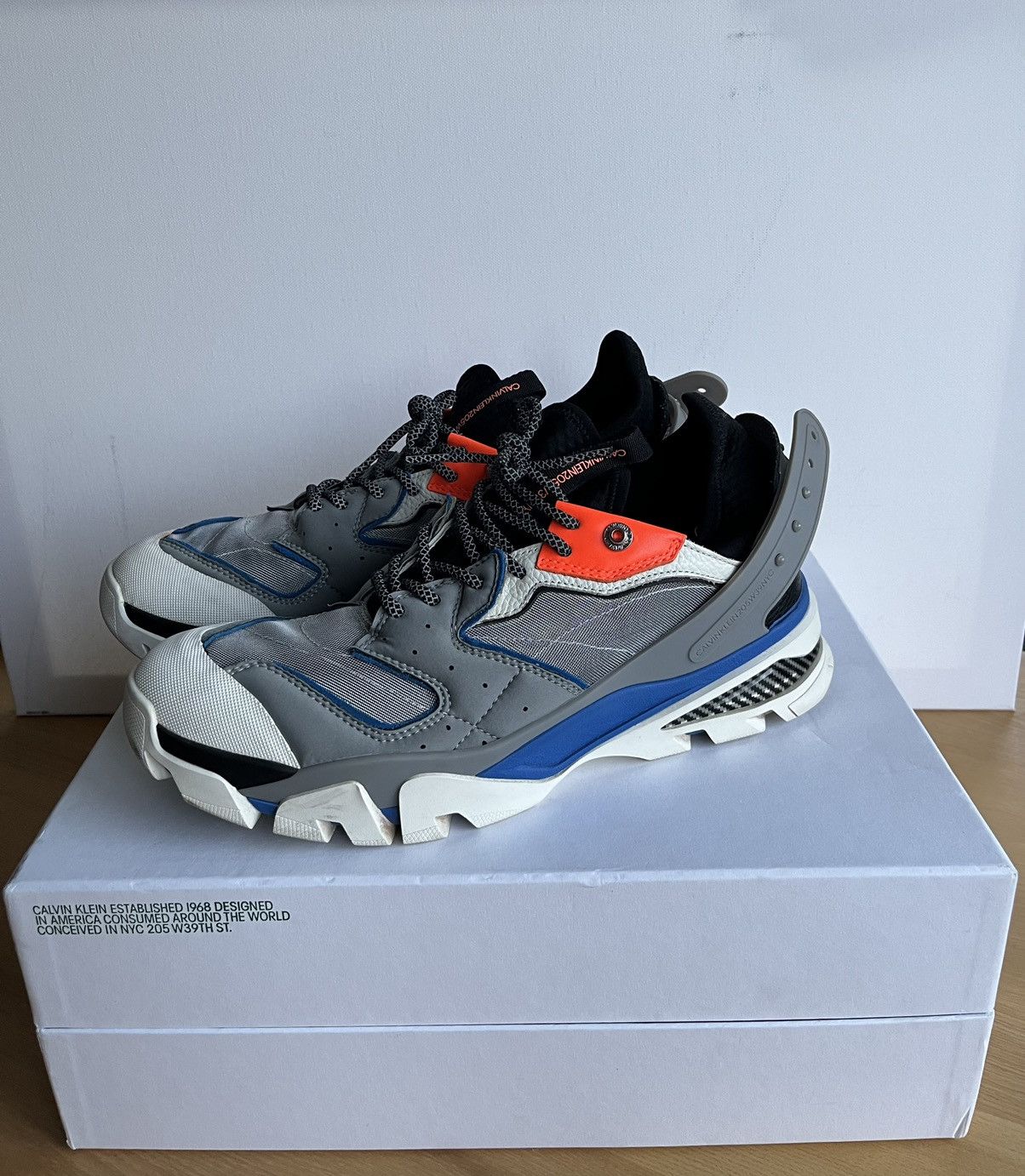 Pre-owned Calvin Klein 205w39nyc X Raf Simons Calvin Klein 205w39nyc - Carlos Sneakers In Multicolor