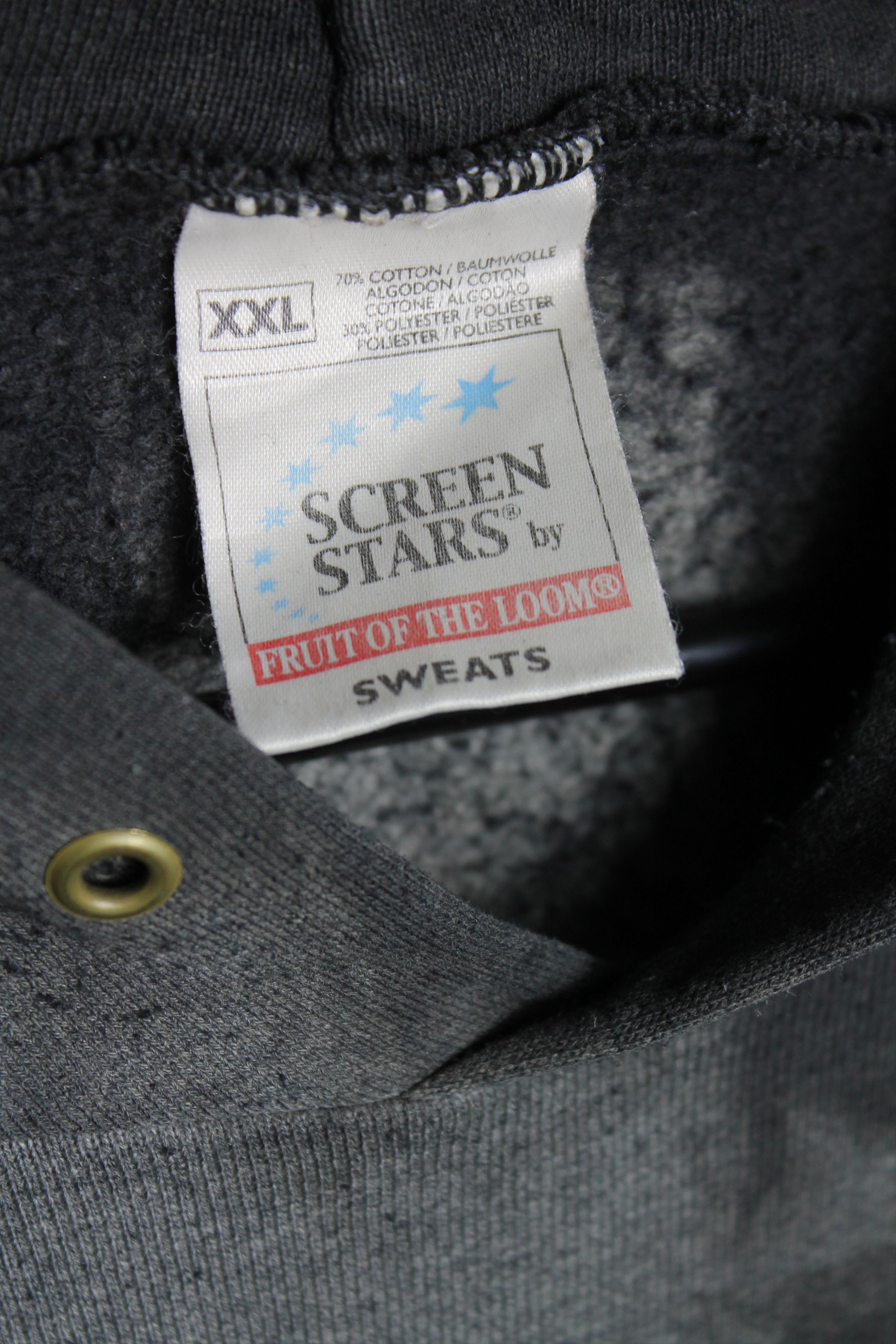 Other vintage Skulls TRASHED hoodie worn faded Black / gray Size US XXL / EU 58 / 5 - 12 Thumbnail