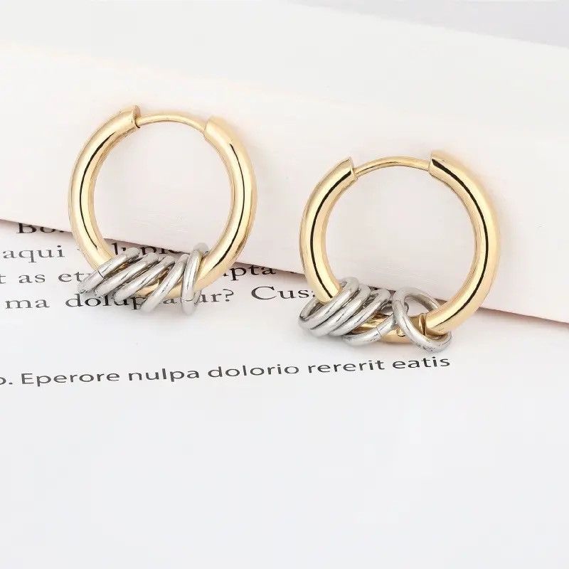 Jewelry × Vintage Piecing Rings Jewelry Earring Size ONE SIZE - 6 Thumbnail