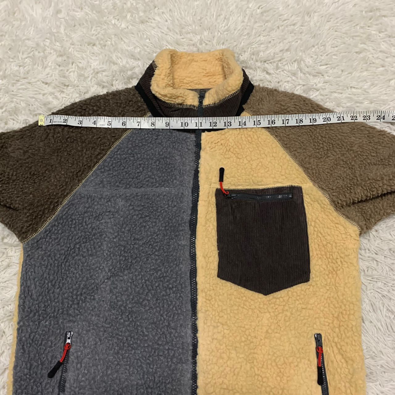 Ciaopanic Ciopanic block colour deep pile jacket Size US M / EU 48-50 / 2 - 5 Thumbnail