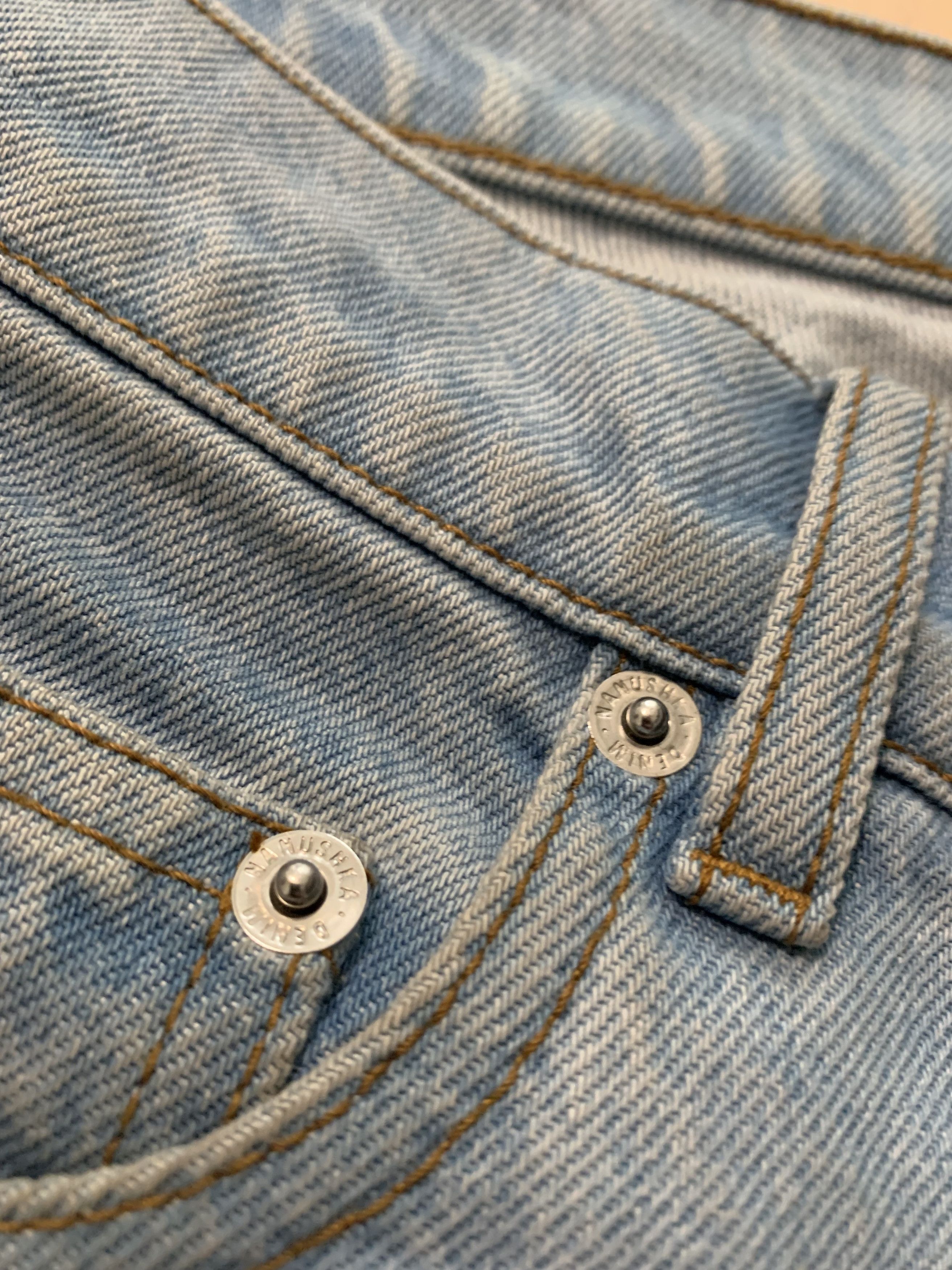 Nanushka Blue baggy Jeans (Balenciaga | Justin Bieber) Size US 31 - 11 Thumbnail
