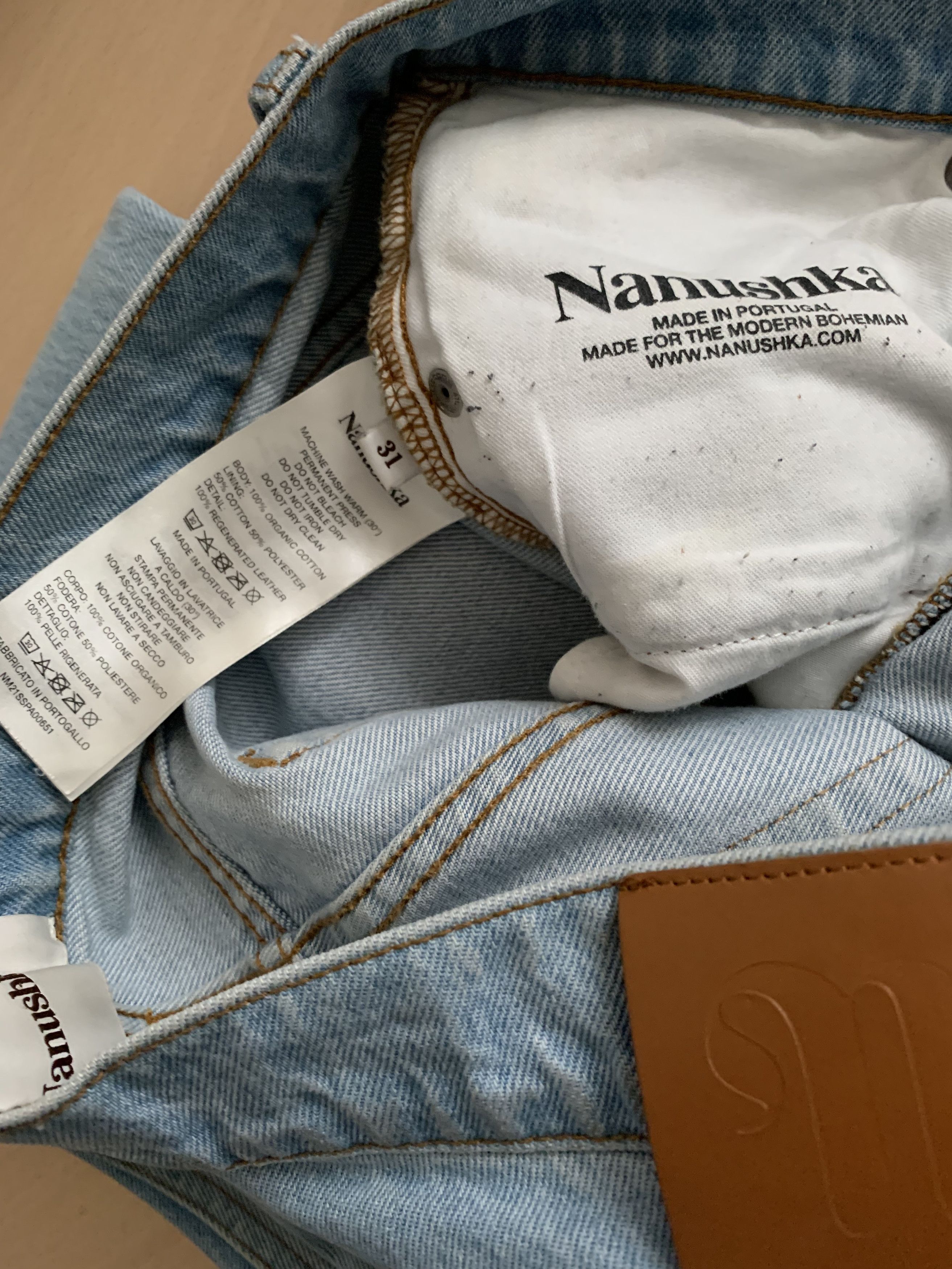 Nanushka Blue baggy Jeans (Balenciaga | Justin Bieber) Size US 31 - 10 Thumbnail