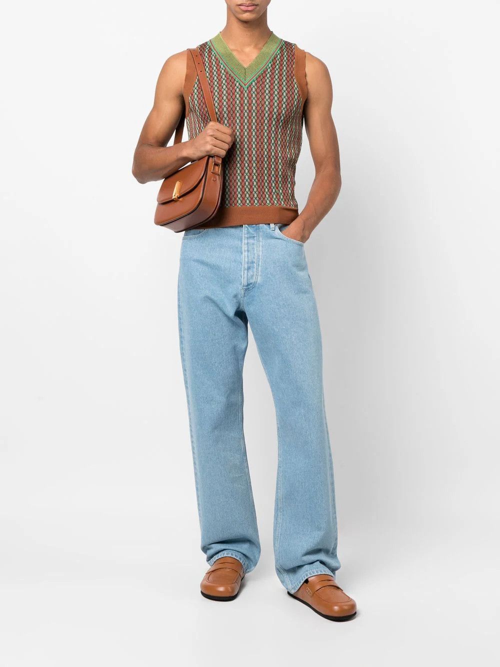 Nanushka Blue baggy Jeans (Balenciaga | Justin Bieber) Size US 31 - 1 Thumbnail
