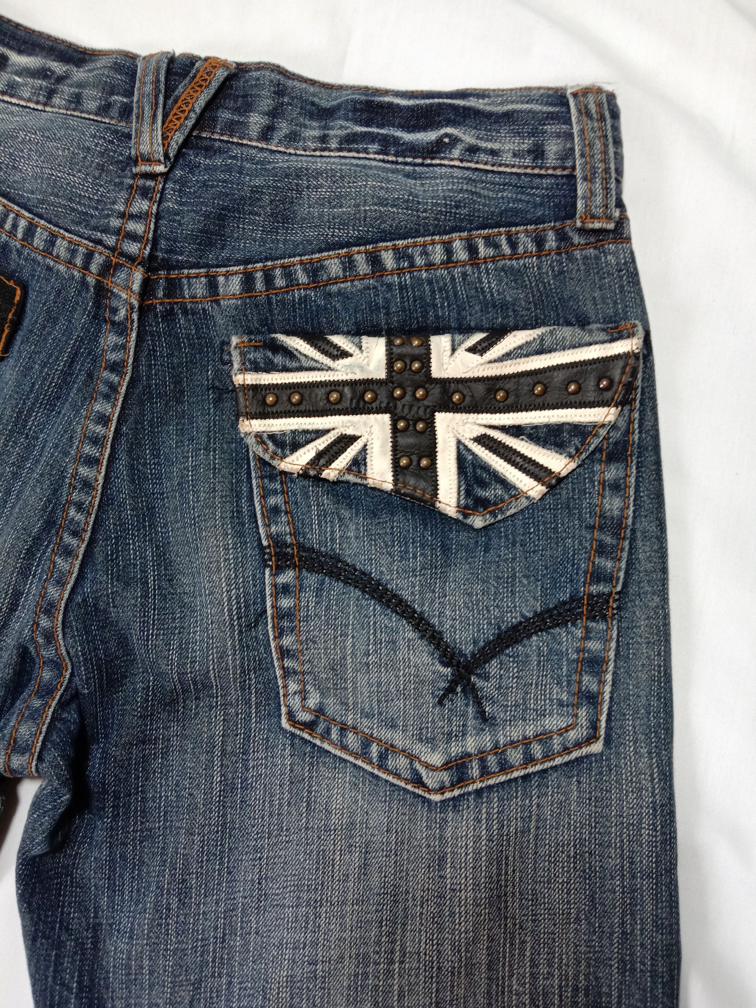 Japanese Brand Denim Pants Jeans Oririn Distressed Lightning Thunder Style Size US 29 - 7 Thumbnail