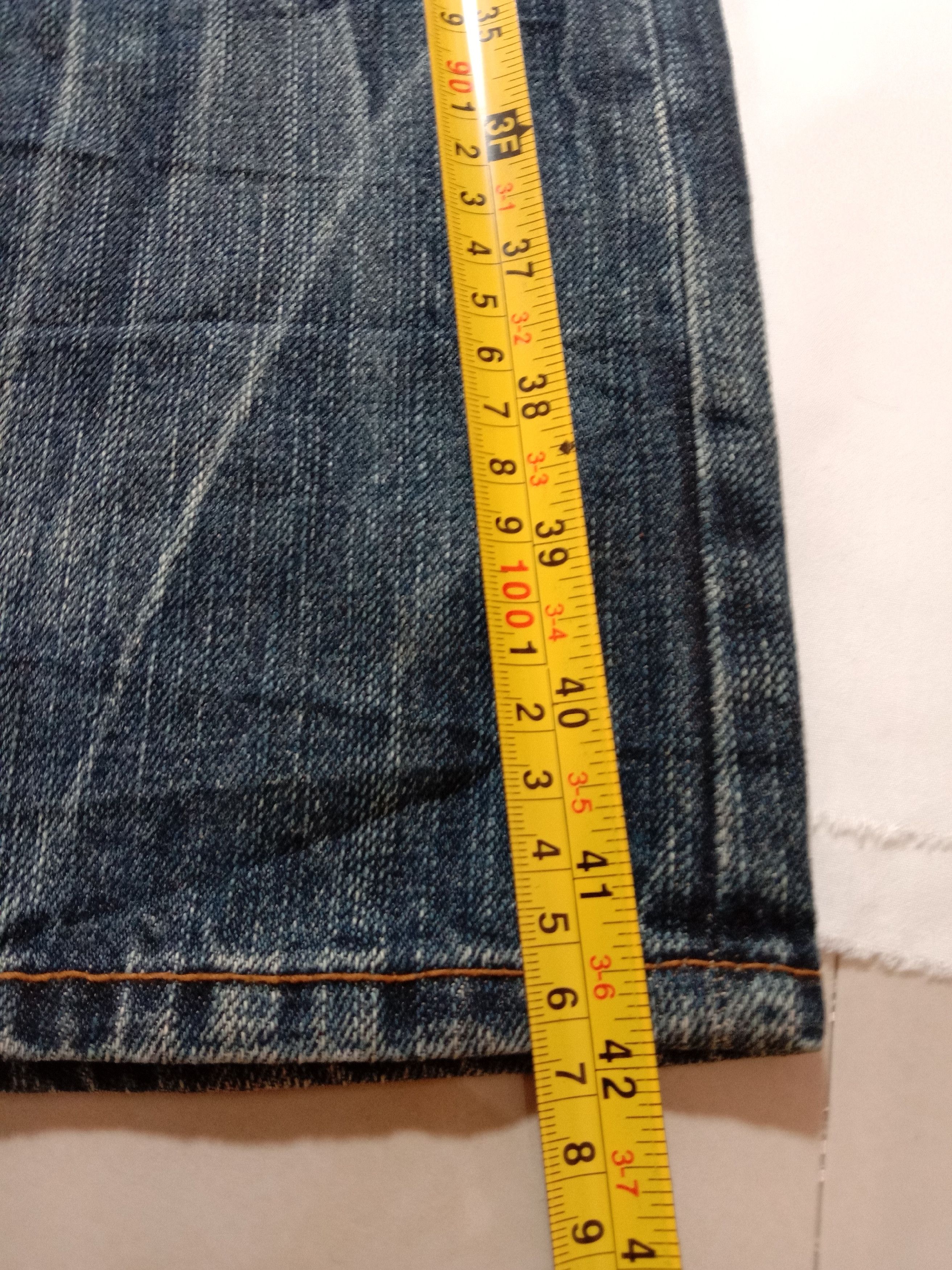 Japanese Brand Denim Pants Jeans Oririn Distressed Lightning Thunder Style Size US 29 - 10 Thumbnail