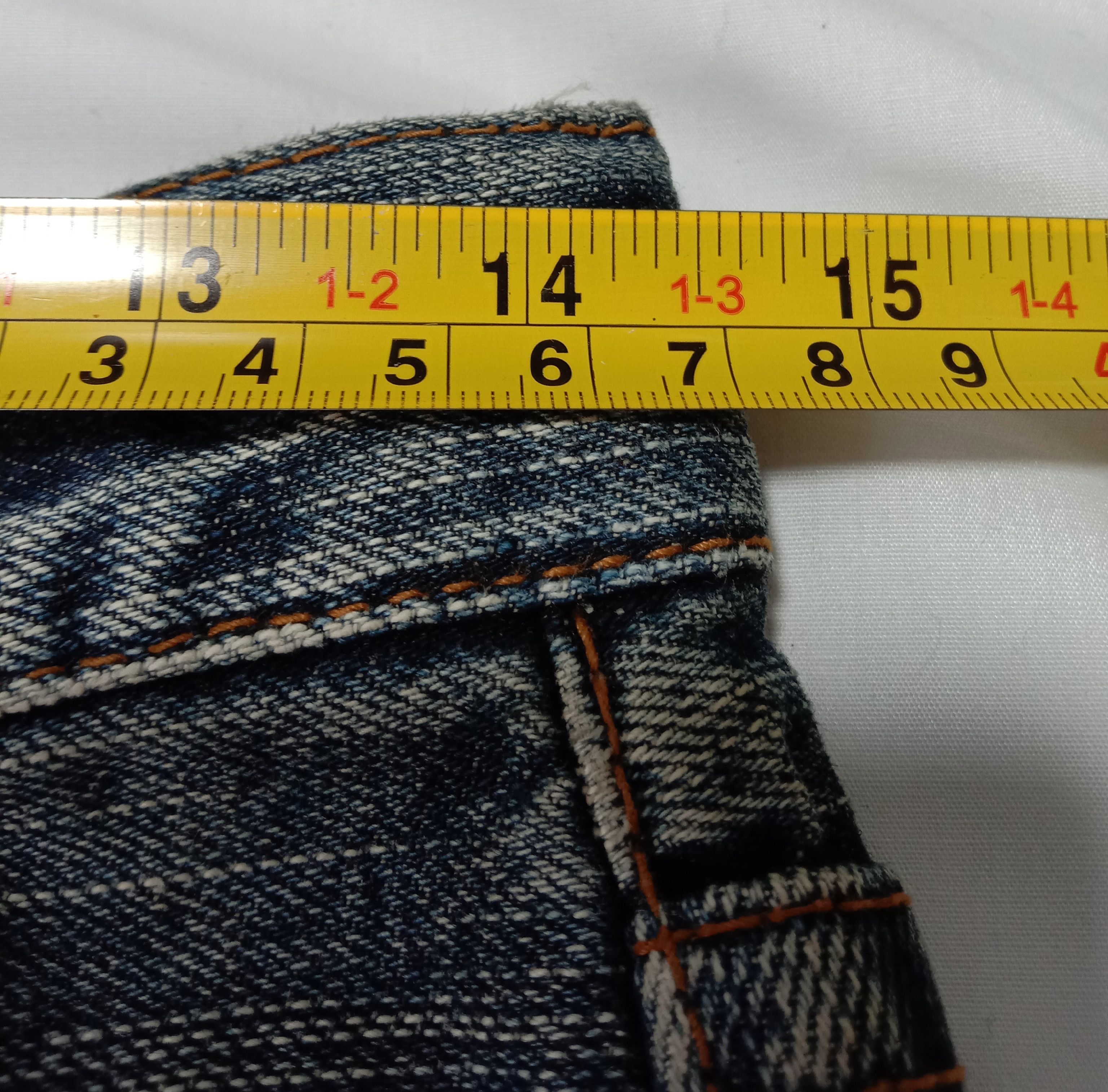 Japanese Brand Denim Pants Jeans Oririn Distressed Lightning Thunder Style Size US 29 - 11 Thumbnail