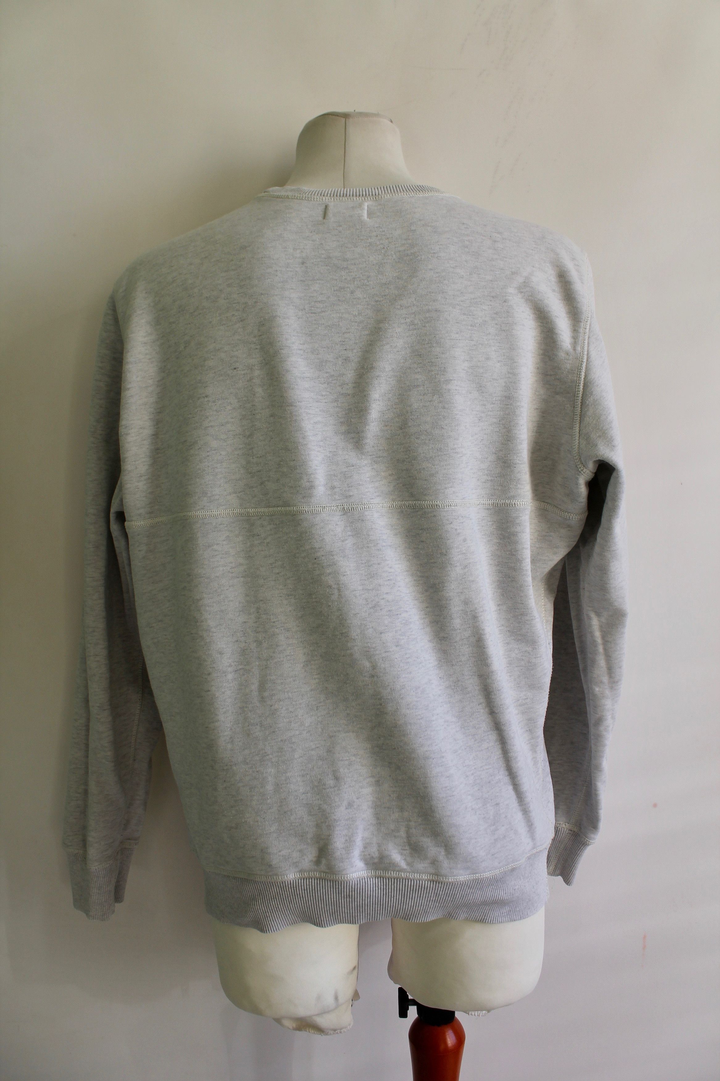 Diesel Diesel Gray Crew Neck Sweatshirt XL Cotton Size US XL / EU 56 / 4 - 6 Thumbnail