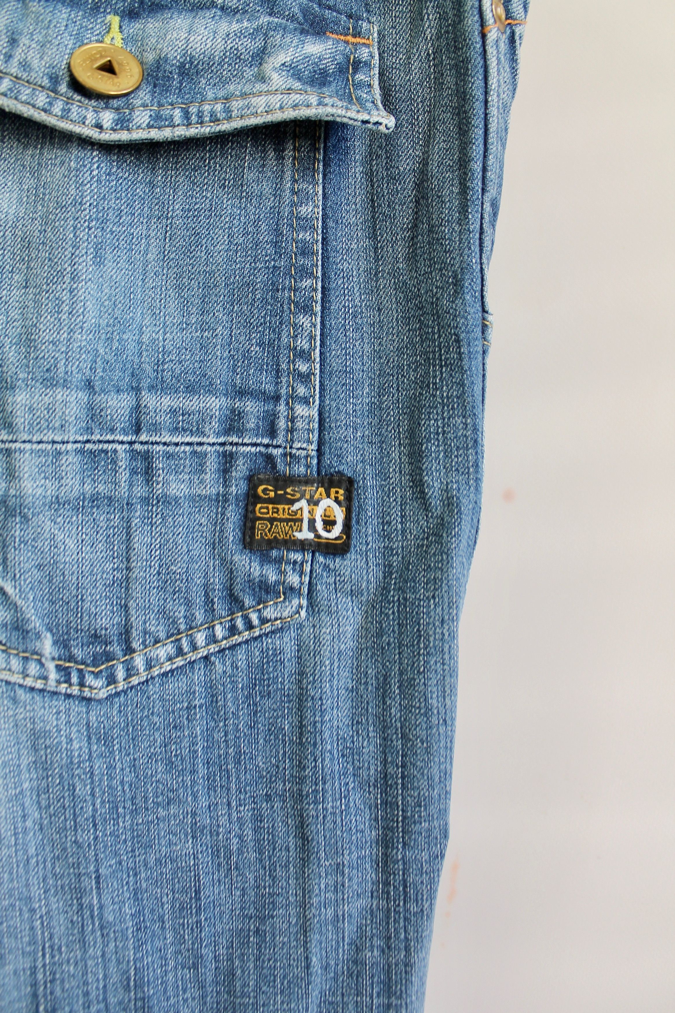 G-Star G Star Elwood Vintage Denim Pants 33 x 34 Size US 33 - 4 Thumbnail