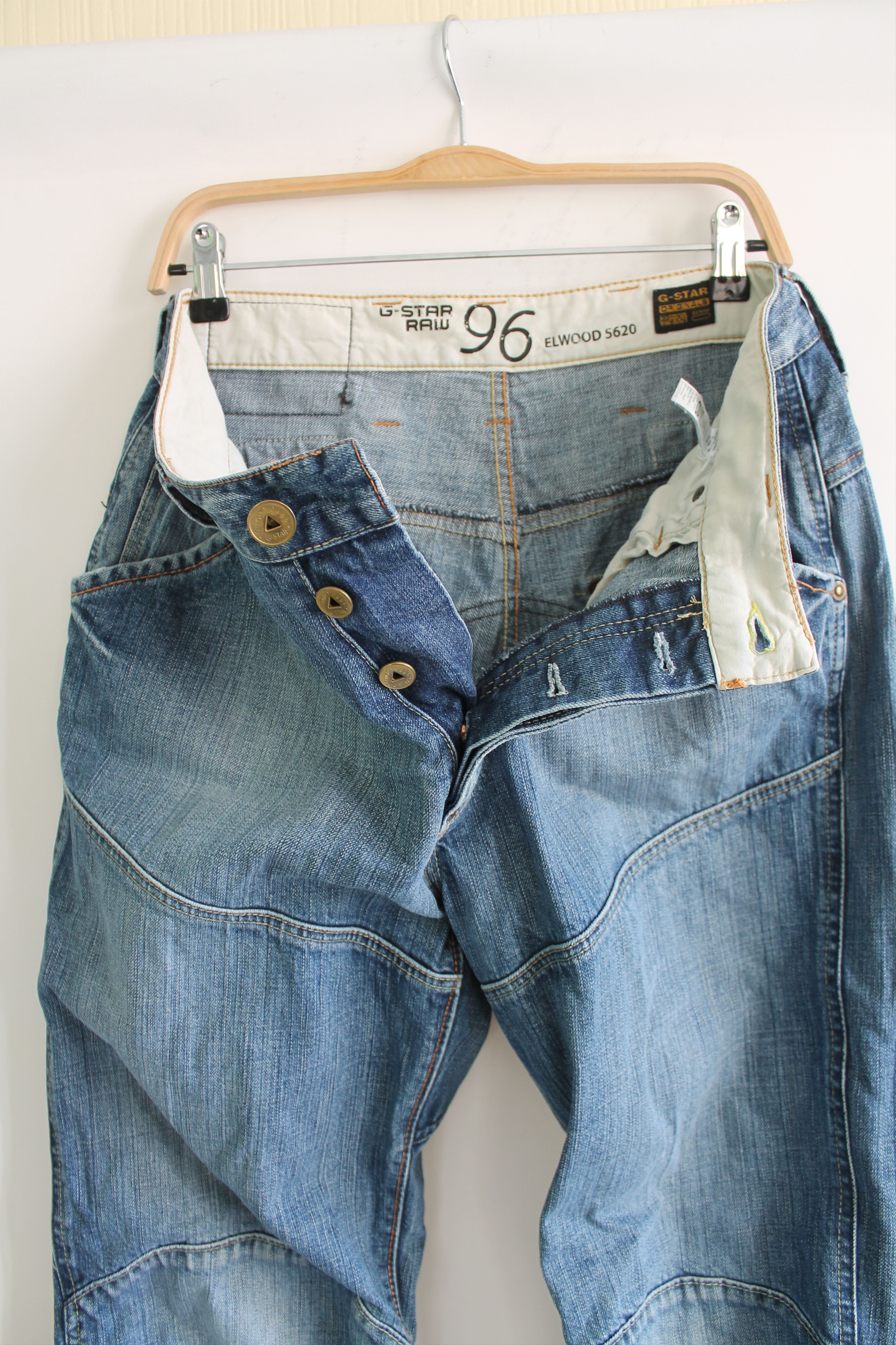 G-Star G Star Elwood Vintage Denim Pants 33 x 34 Size US 33 - 14 Thumbnail