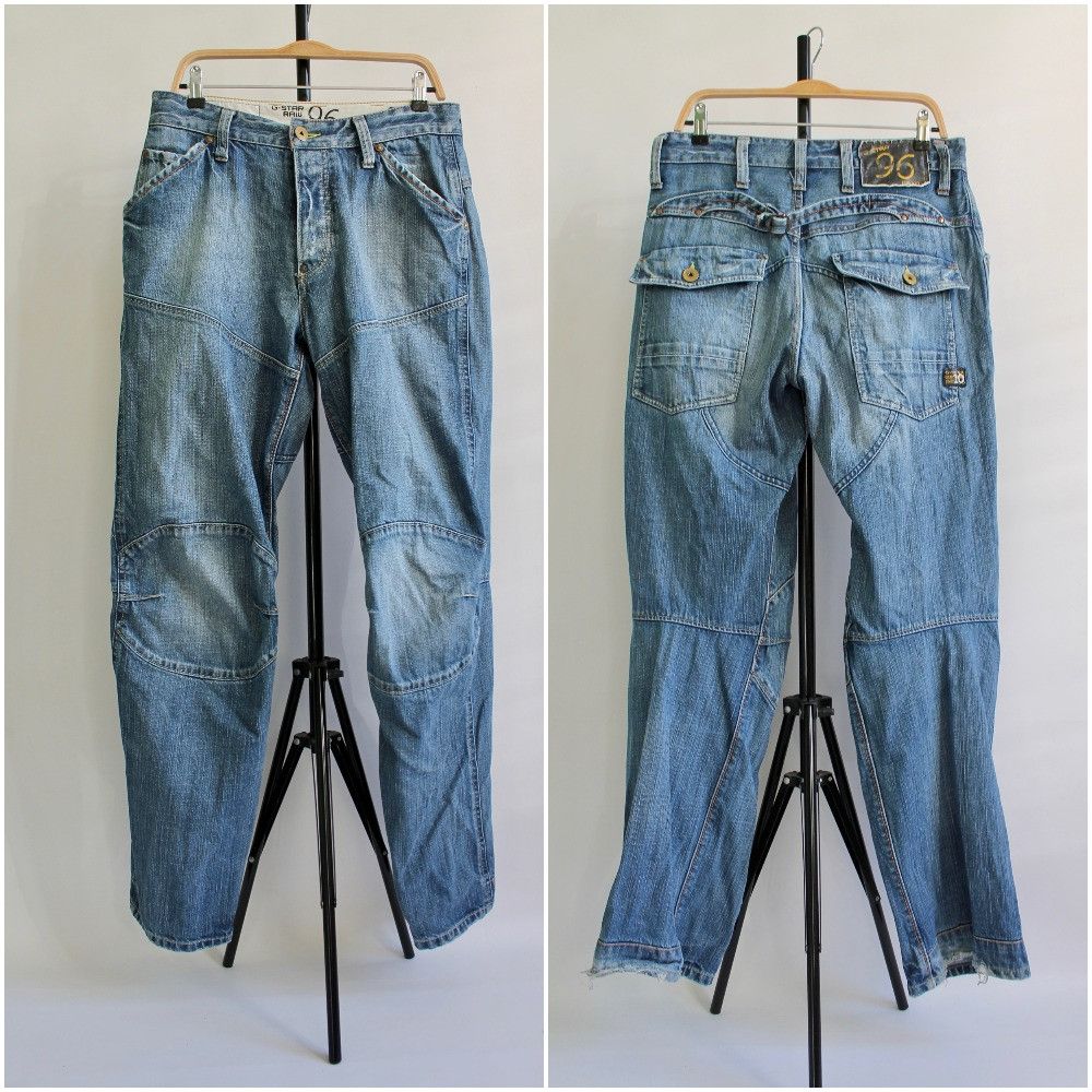 G-Star G Star Elwood Vintage Denim Pants 33 x 34 Size US 33 - 1 Thumbnail