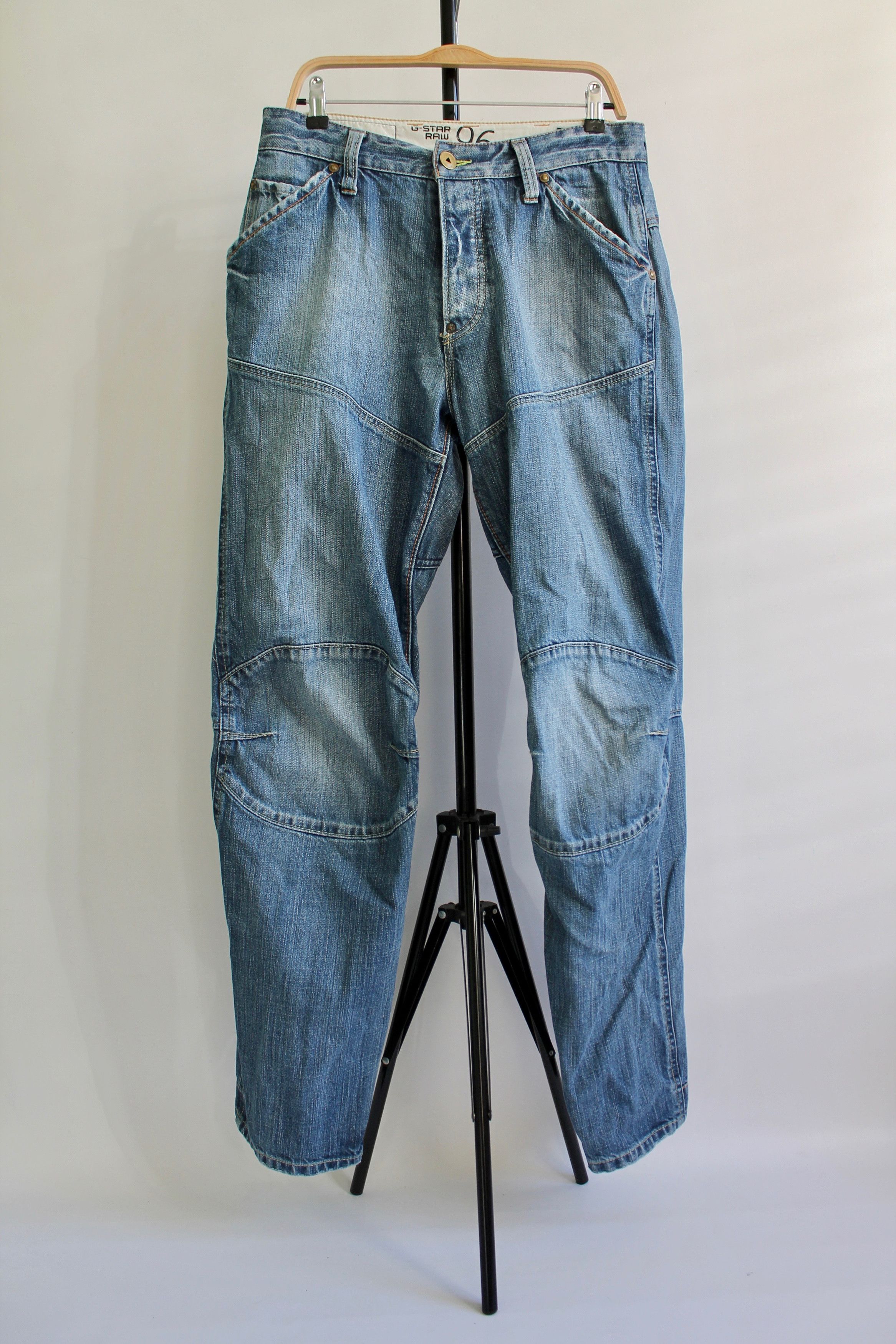 G-Star G Star Elwood Vintage Denim Pants 33 x 34 Size US 33 - 2 Thumbnail