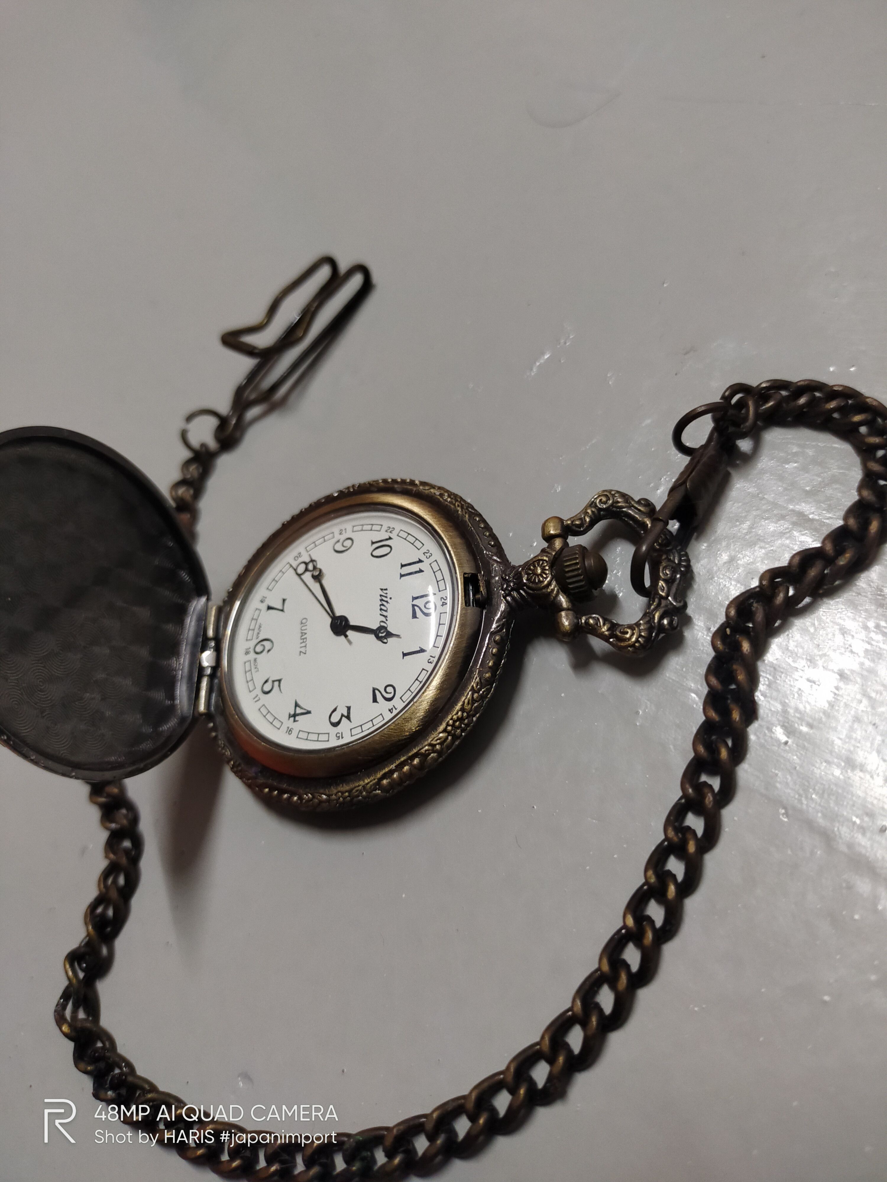 Japanese Brand 💥OFFERS💥Retro VITAROSO POCKET WATCH QUARTZ (JAPAN CLASSIC) Size ONE SIZE - 10 Thumbnail