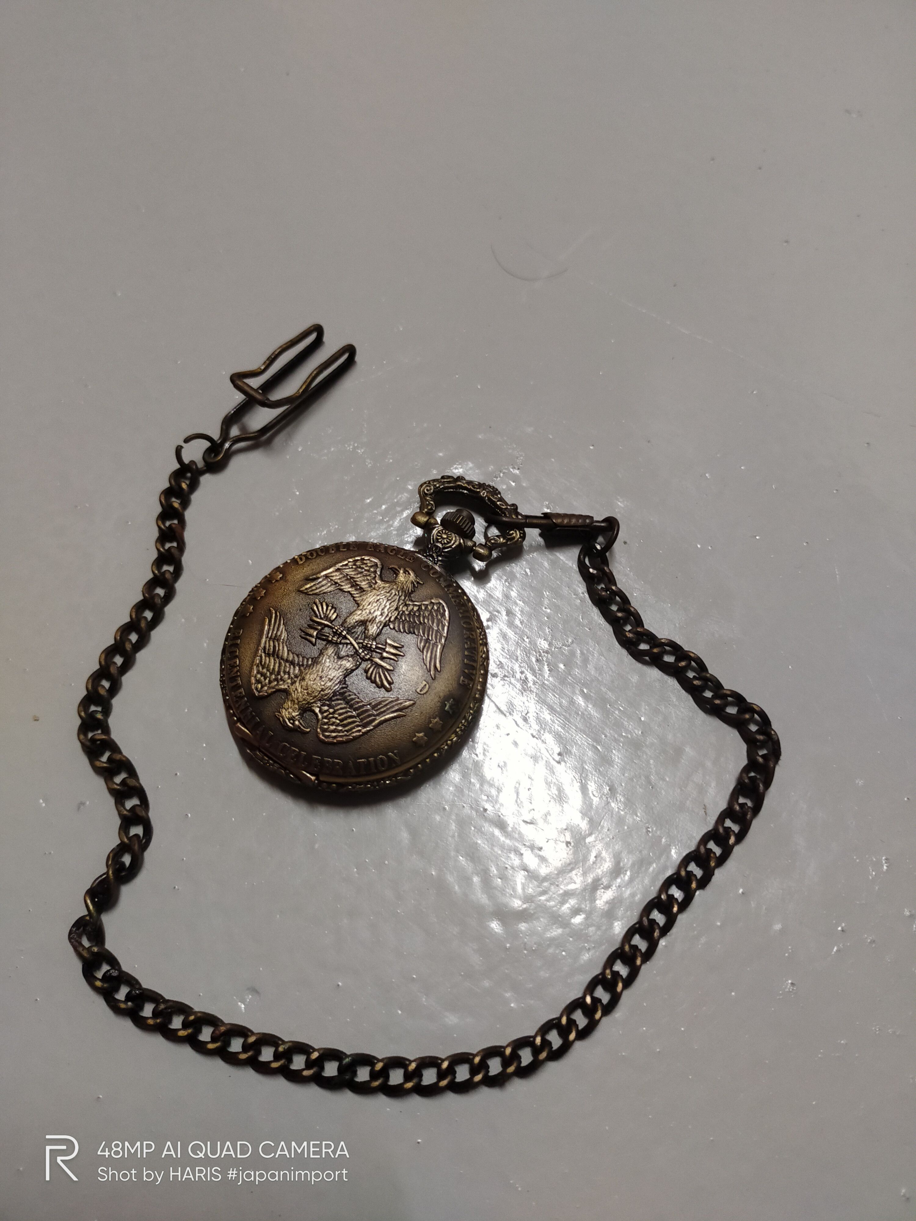 Japanese Brand 💥OFFERS💥Retro VITAROSO POCKET WATCH QUARTZ (JAPAN CLASSIC) Size ONE SIZE - 2 Thumbnail