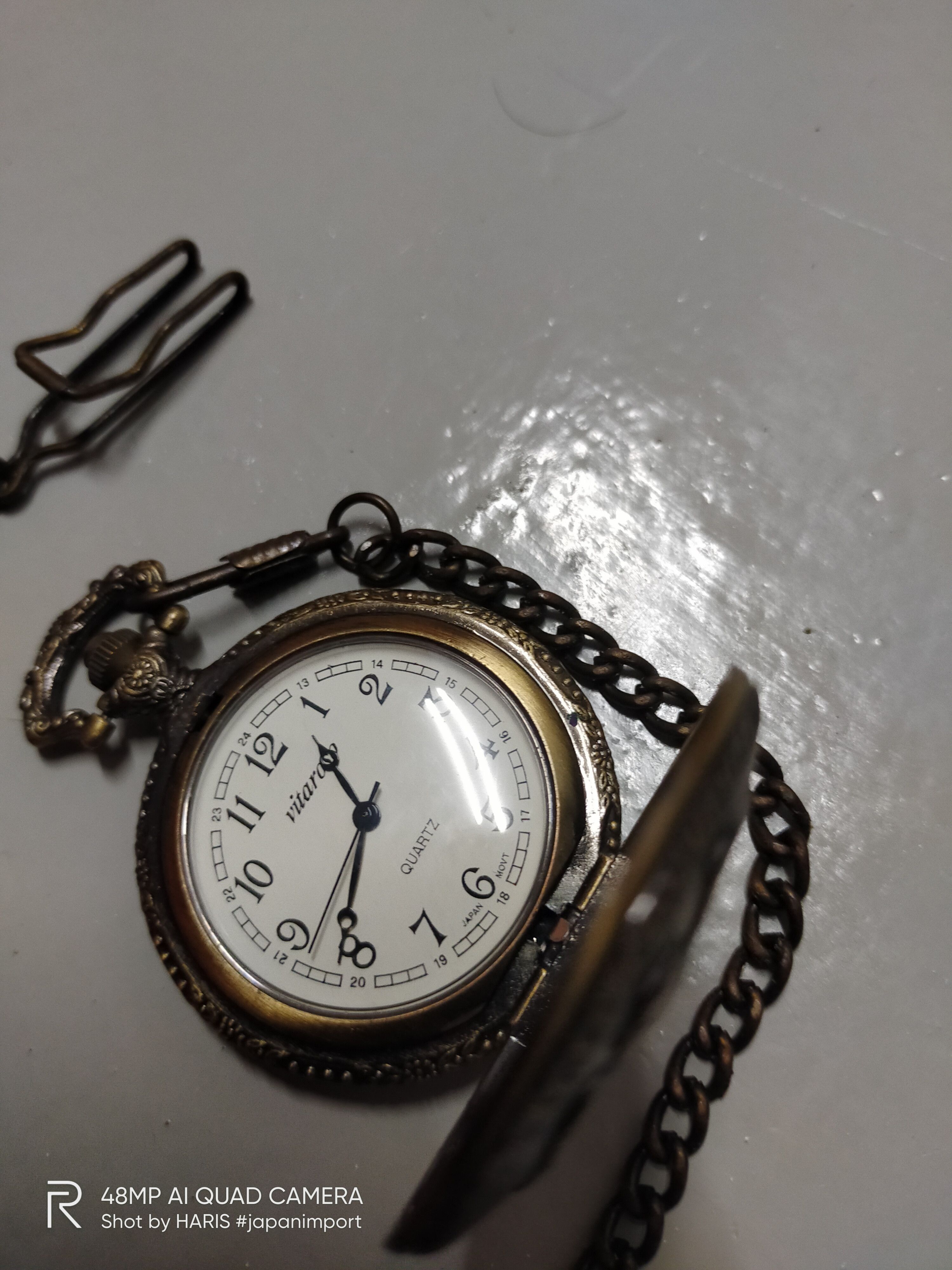 Japanese Brand 💥OFFERS💥Retro VITAROSO POCKET WATCH QUARTZ (JAPAN CLASSIC) Size ONE SIZE - 11 Thumbnail