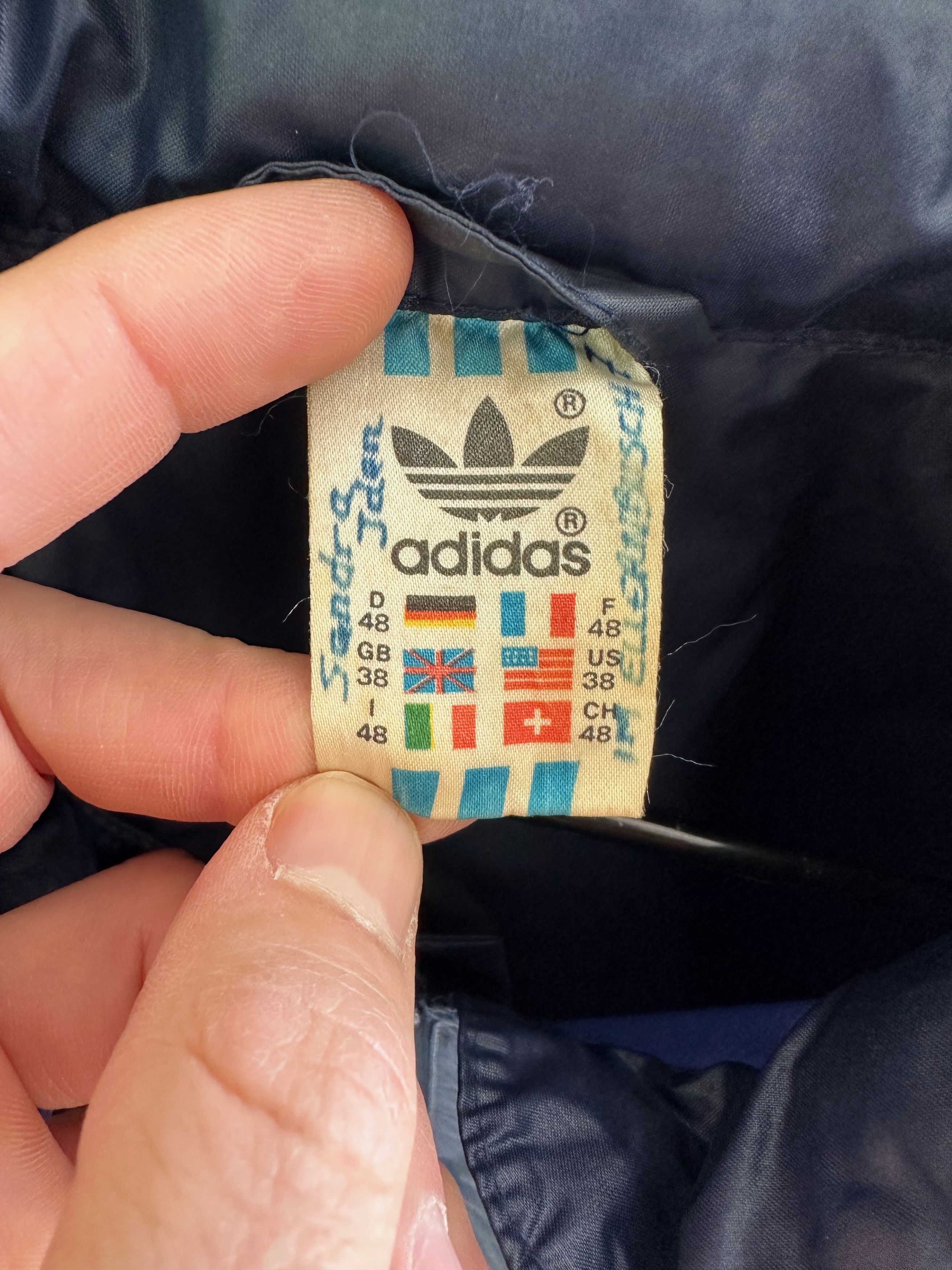 Adidas 80's - 90's ADIDAS raincoat nylon hooded packable jacket Size US M / EU 48-50 / 2 - 7 Thumbnail