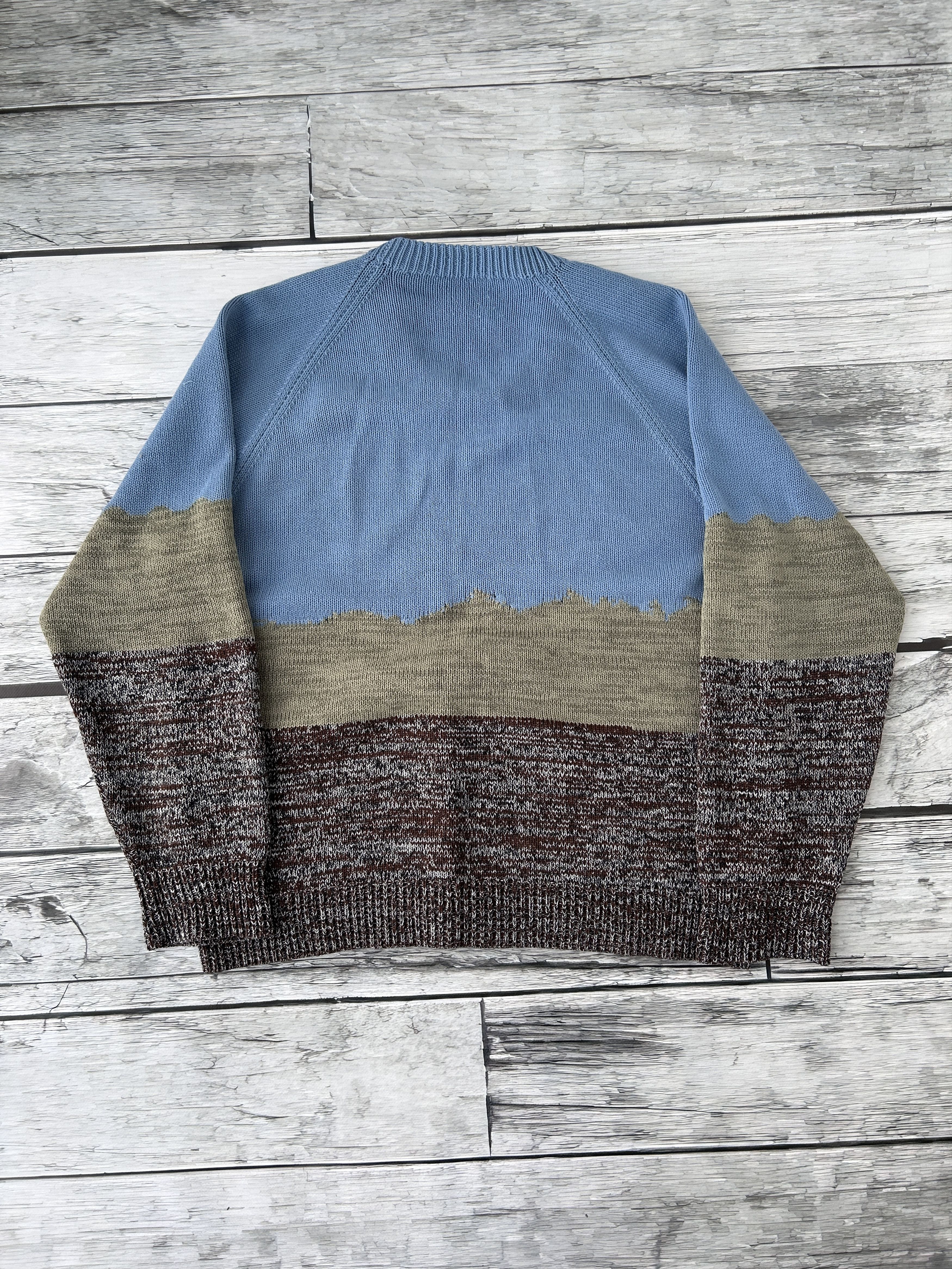 Japanese Brand Vintage Y2K Art Sweater Mohair Streetwear Kanye Travis Size US M / EU 48-50 / 2 - 4 Thumbnail