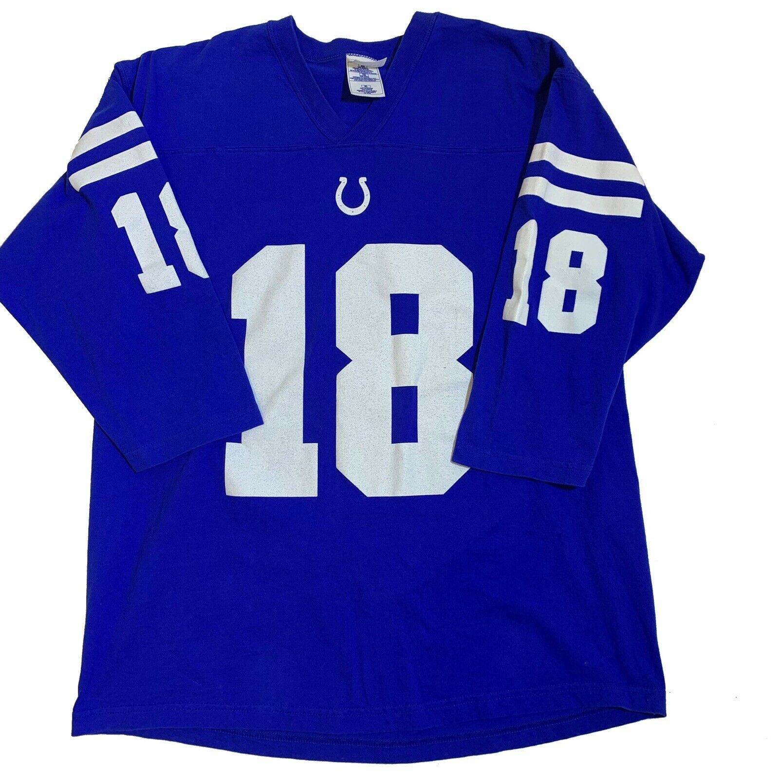 Vintage Colts Peyton Manning Puma Jersey Size XL