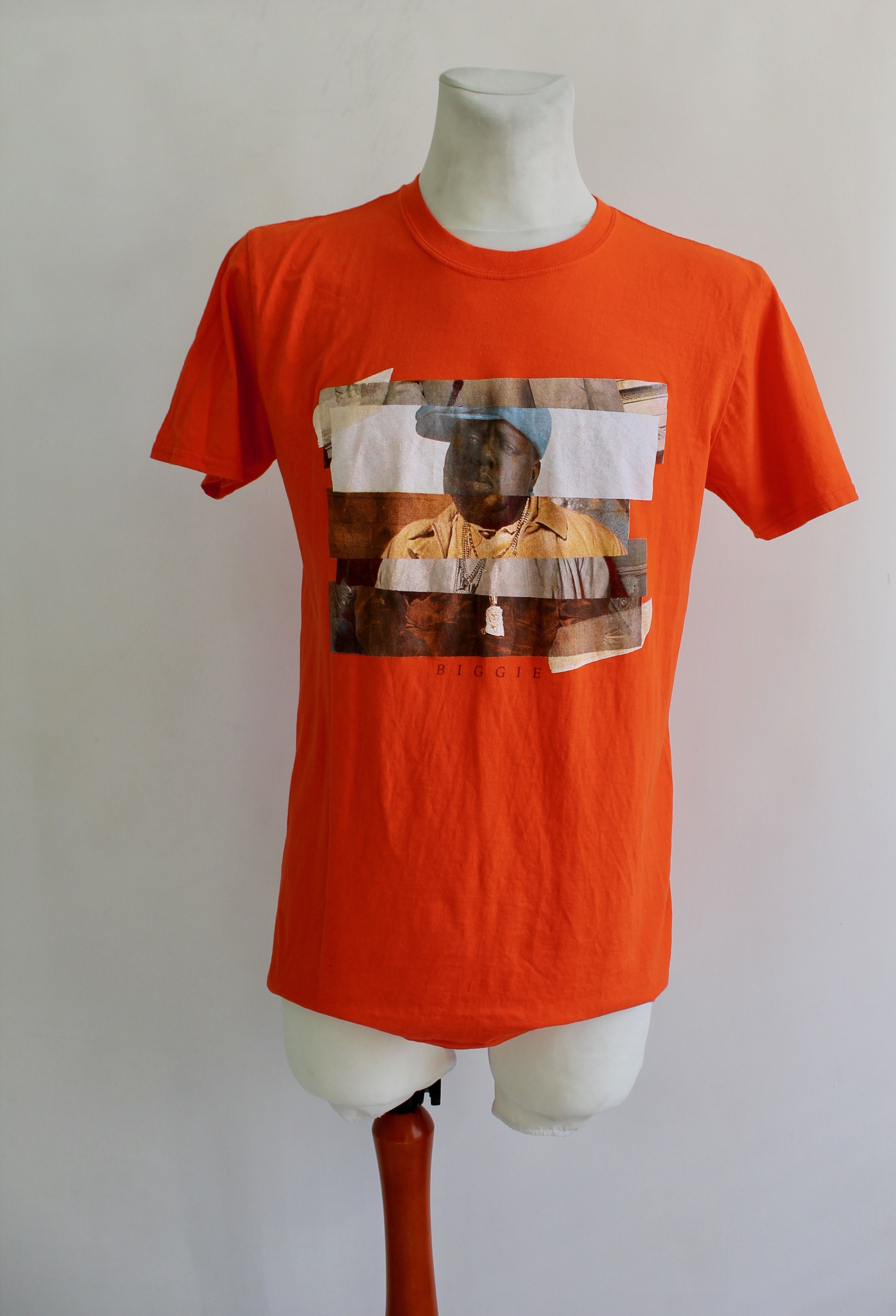 Rap Tees Notorrious BIG Biggie orange t shirt tee Orange Rap Size US M / EU 48-50 / 2 - 2 Thumbnail