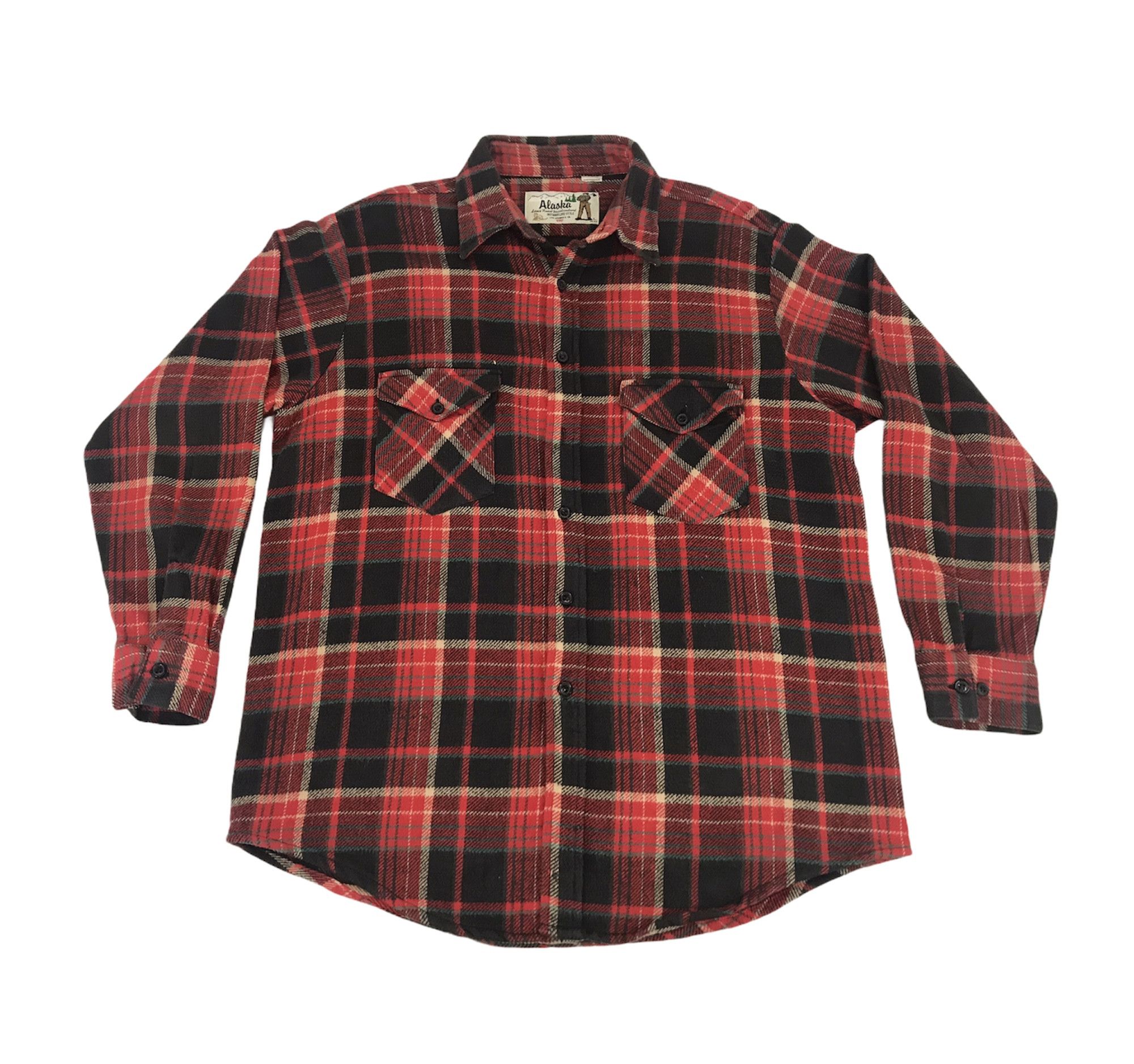 Flannel Vintage Levi's Strauss Made in Portugal Alaska Outdoor Life Size US XL / EU 56 / 4 - 1 Thumbnail