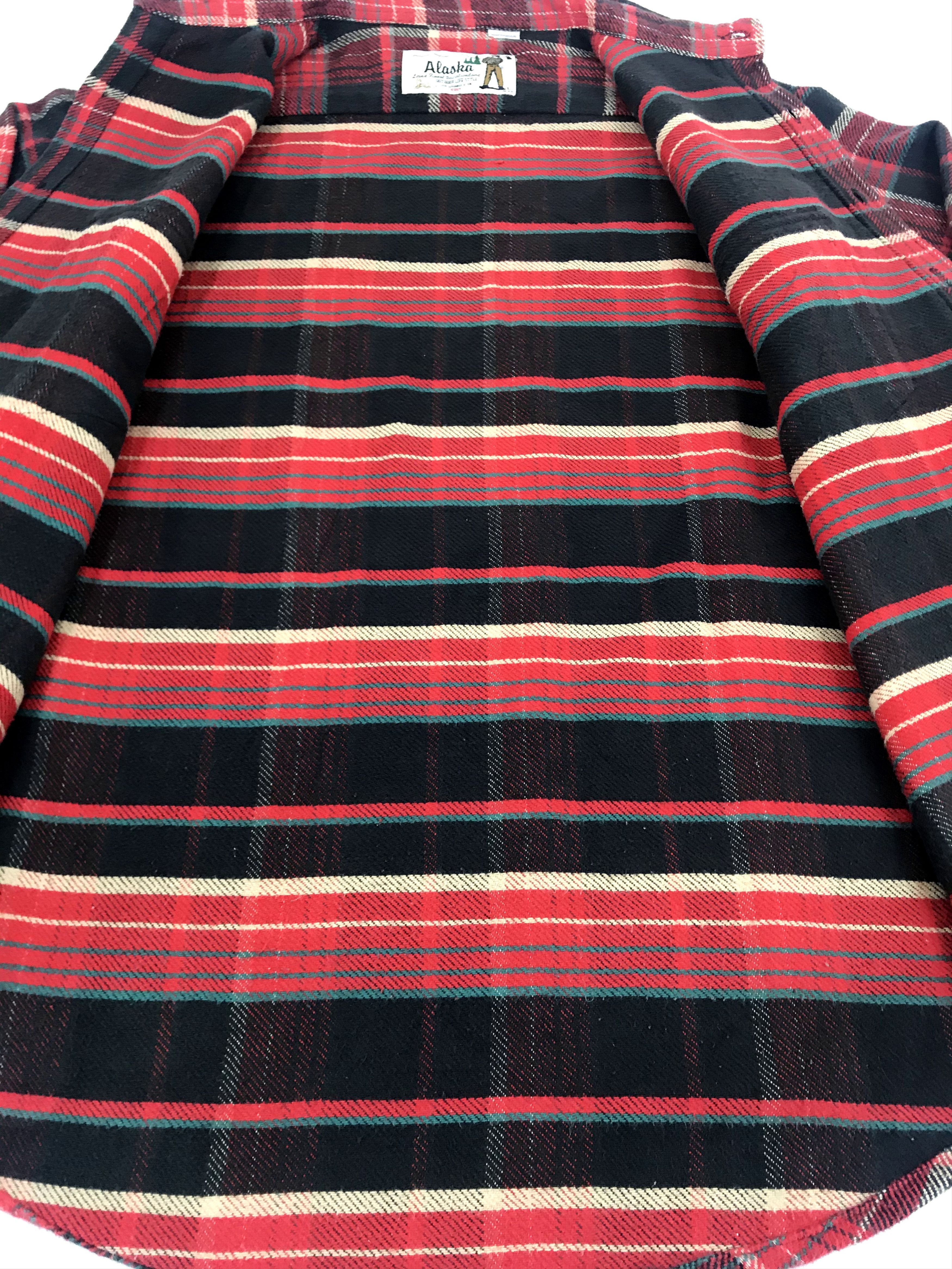 Flannel Vintage Levi's Strauss Made in Portugal Alaska Outdoor Life Size US XL / EU 56 / 4 - 7 Thumbnail