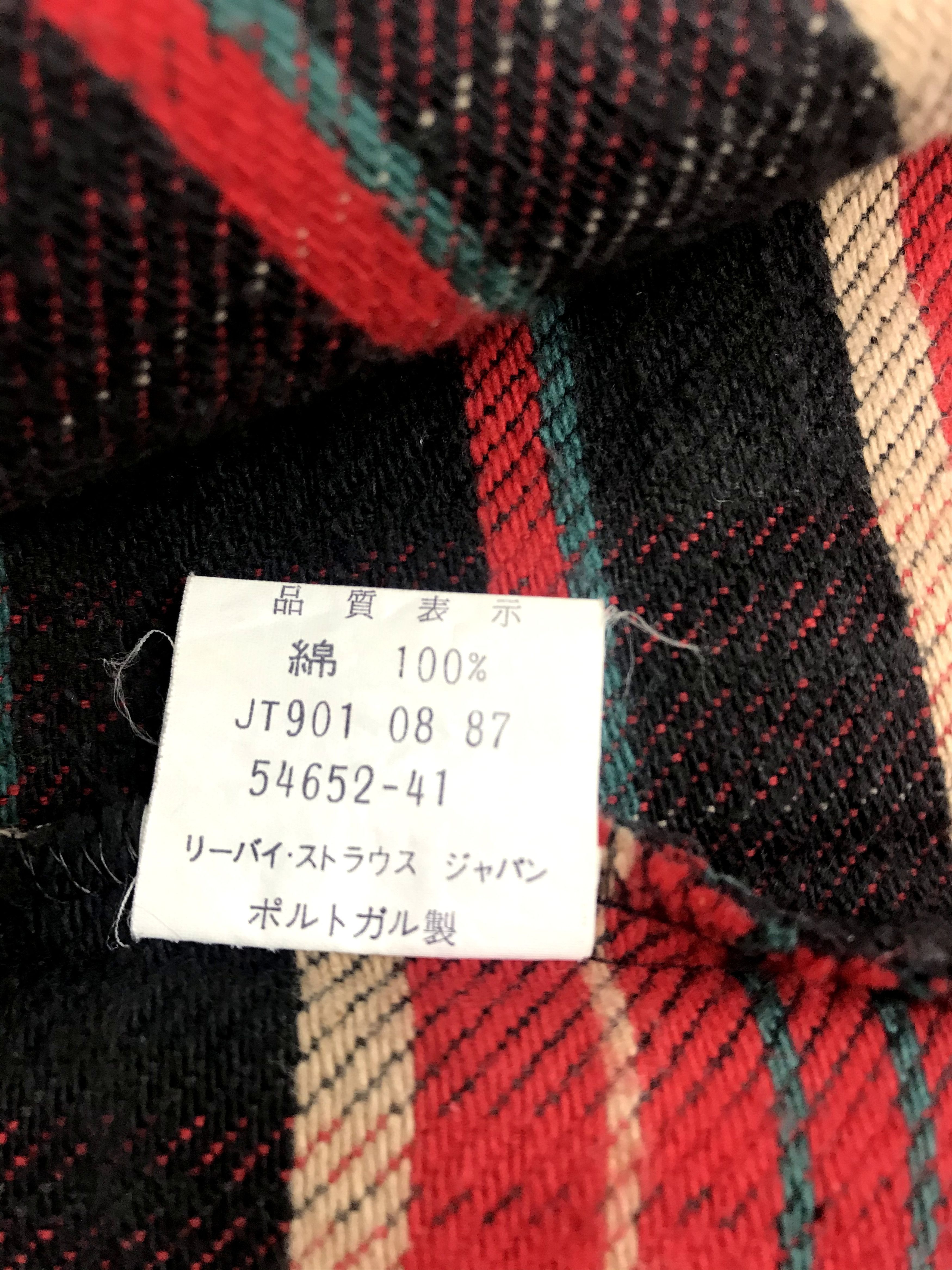 Flannel Vintage Levi's Strauss Made in Portugal Alaska Outdoor Life Size US XL / EU 56 / 4 - 10 Thumbnail