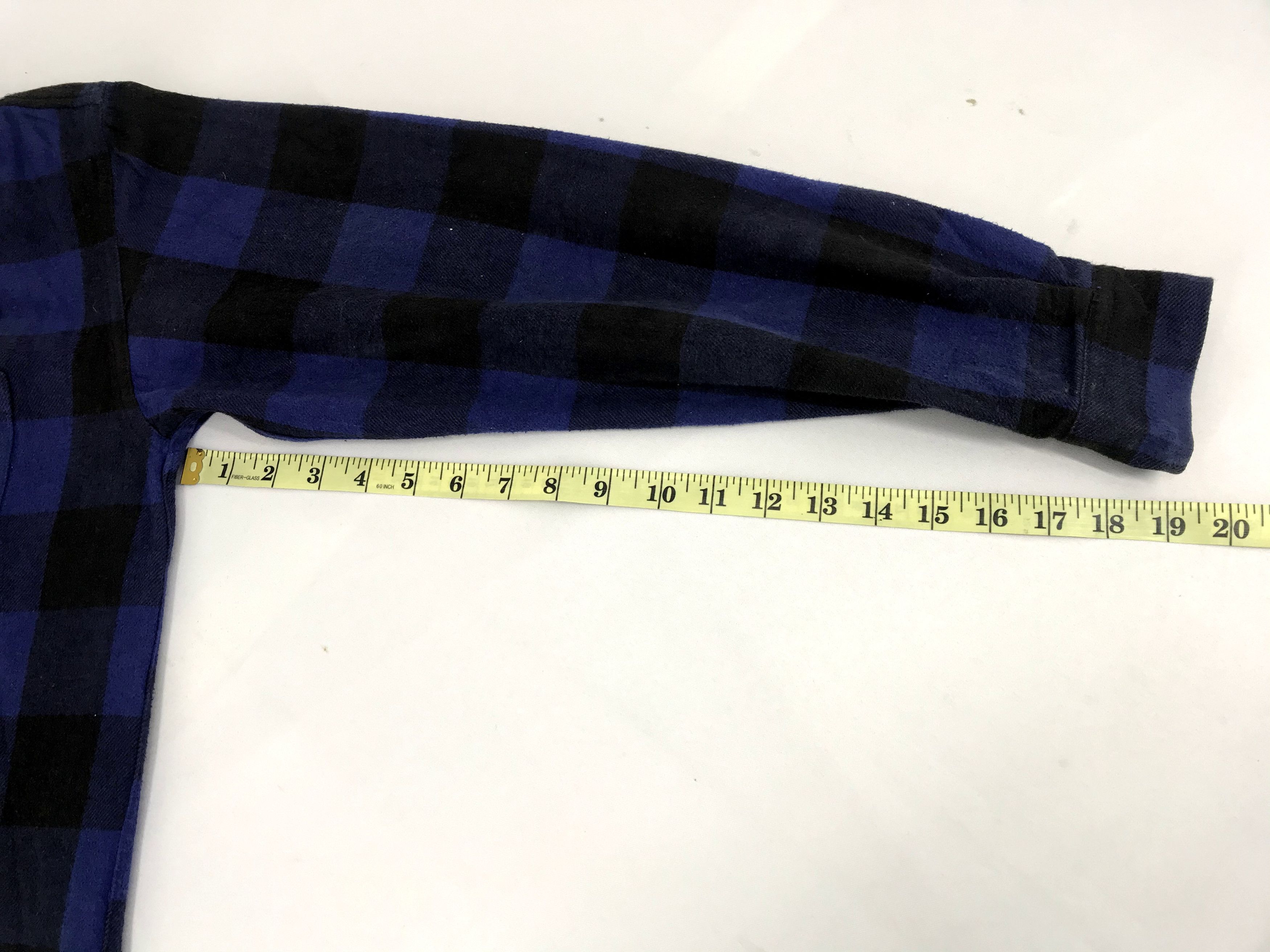 Flannel Vintage Style Road Runner Flannel Shirt Square Plaid Check Size US L / EU 52-54 / 3 - 12 Thumbnail